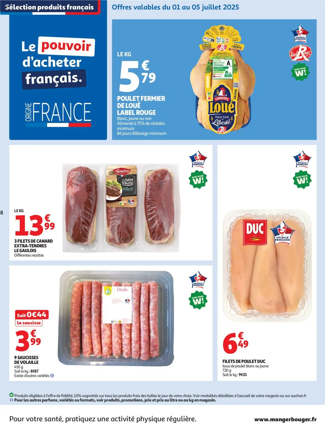  | Page: 8 | Produits: Volaille, Saucisse, Céréales