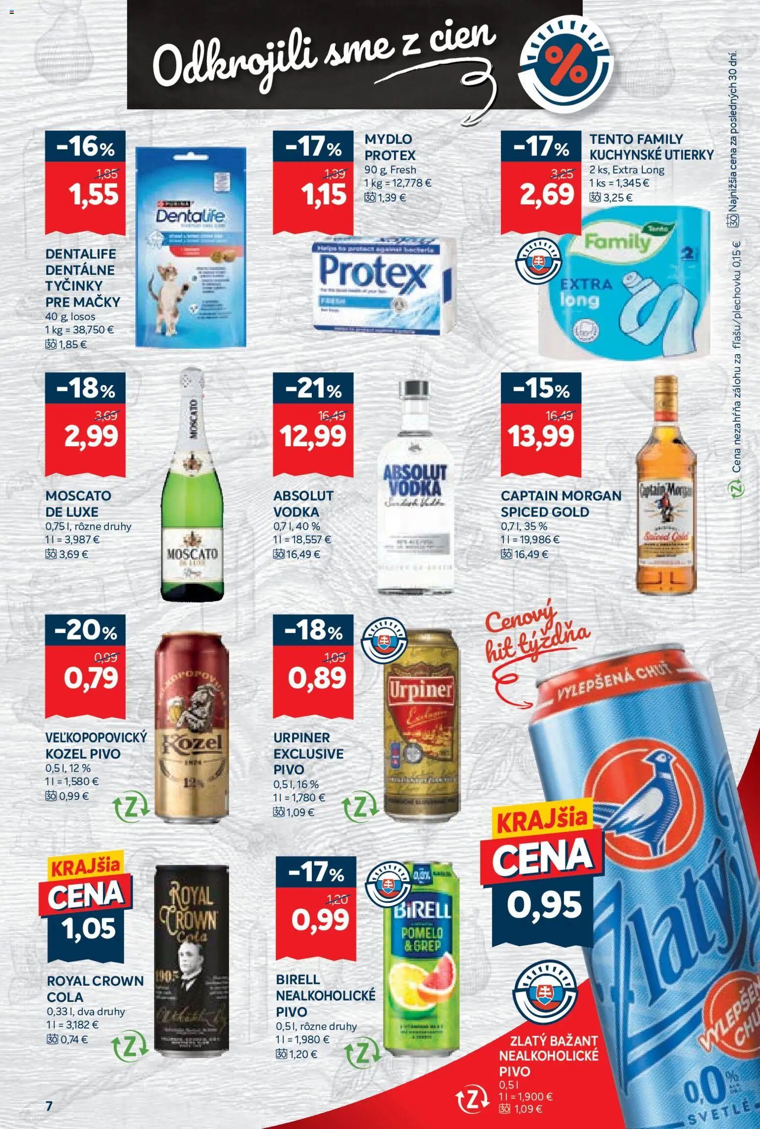 Nové Kraj akcie – leták je platný od 12.02.2026 | Strana: 13 | Produkty: Mydlo, Vodka, Absolut vodka, Cola