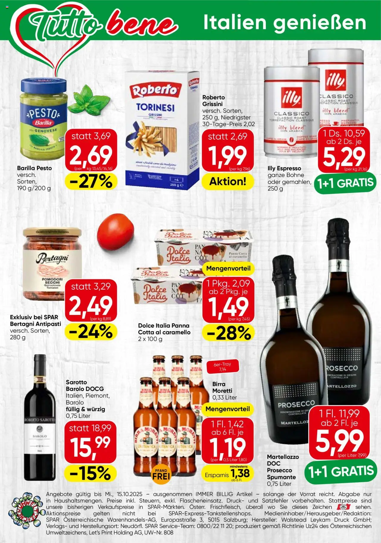 Spar - Oberösterreich Italien gültig ab 18.09.2025 | Seite: 4