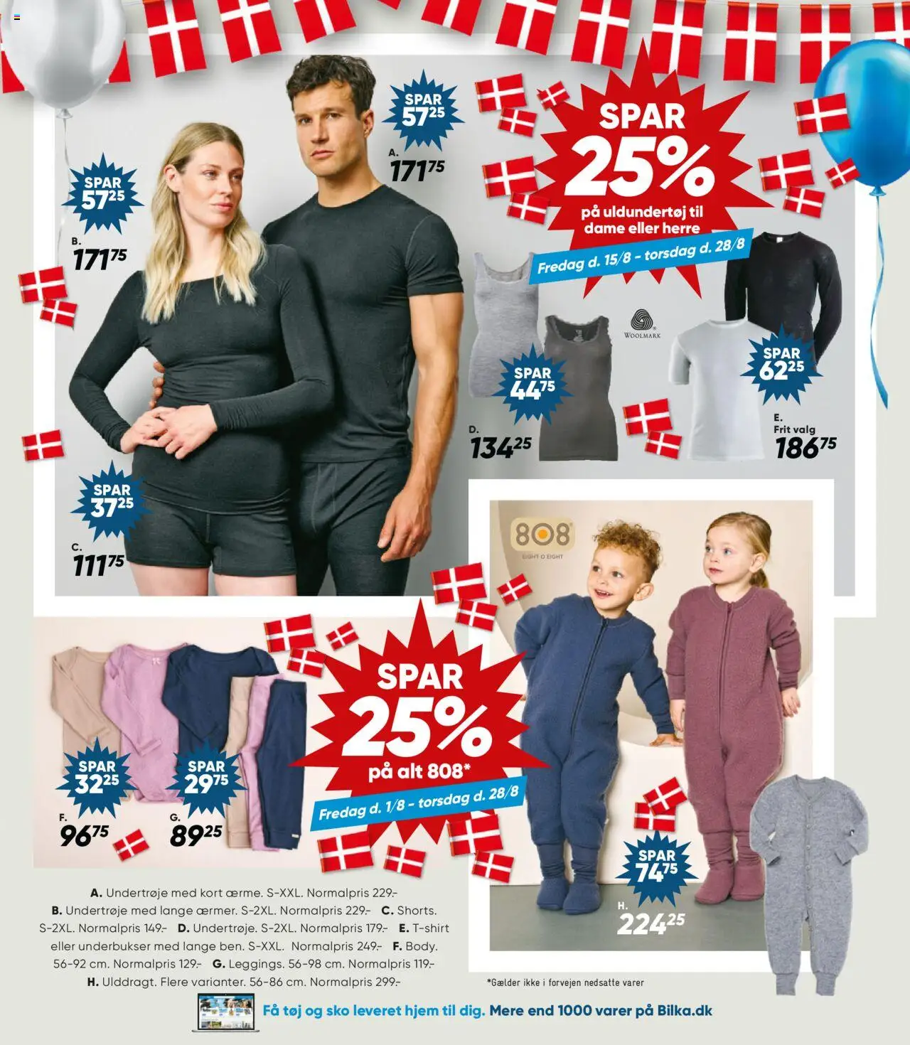 Bilka Tilbudsavis gyldig fra 15.08.2025 | Side: 43 | Produkter: Underbukser, Sko, Tøj