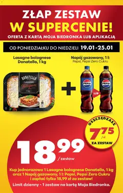 Pogląd oferty "Napój gazowany, 1 l: Pepsi, Pepsi Zero Cukru, Carbonated drink, 1 l: Pepsi, Pepsi Zero Sugar" - ważna od 19.01.2026 | Strona: 83