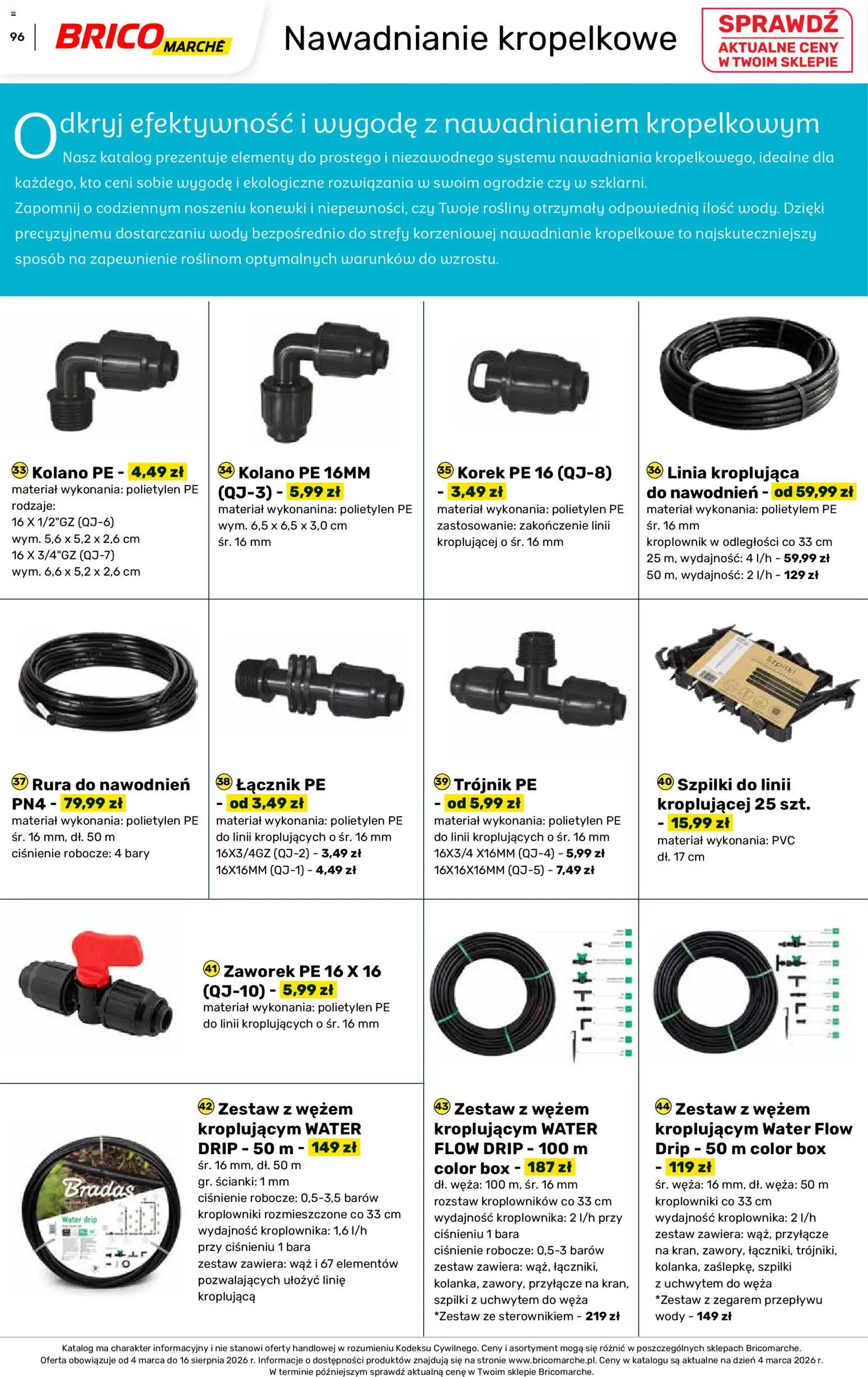 Brico Marché gazetka - Wiosna od 04.03.2026 | Strona: 96 | Produkty: Szpilki, Rosliny
