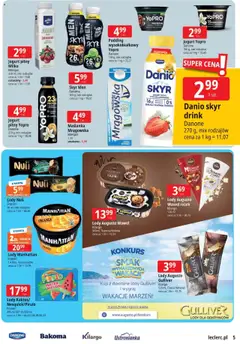 E.Leclerc Gazetka - Warszawa Jerozolimskie od 29.07.2025 | Strona: 5 | Produkty: Melon, Jogurt, Lody, Skyr