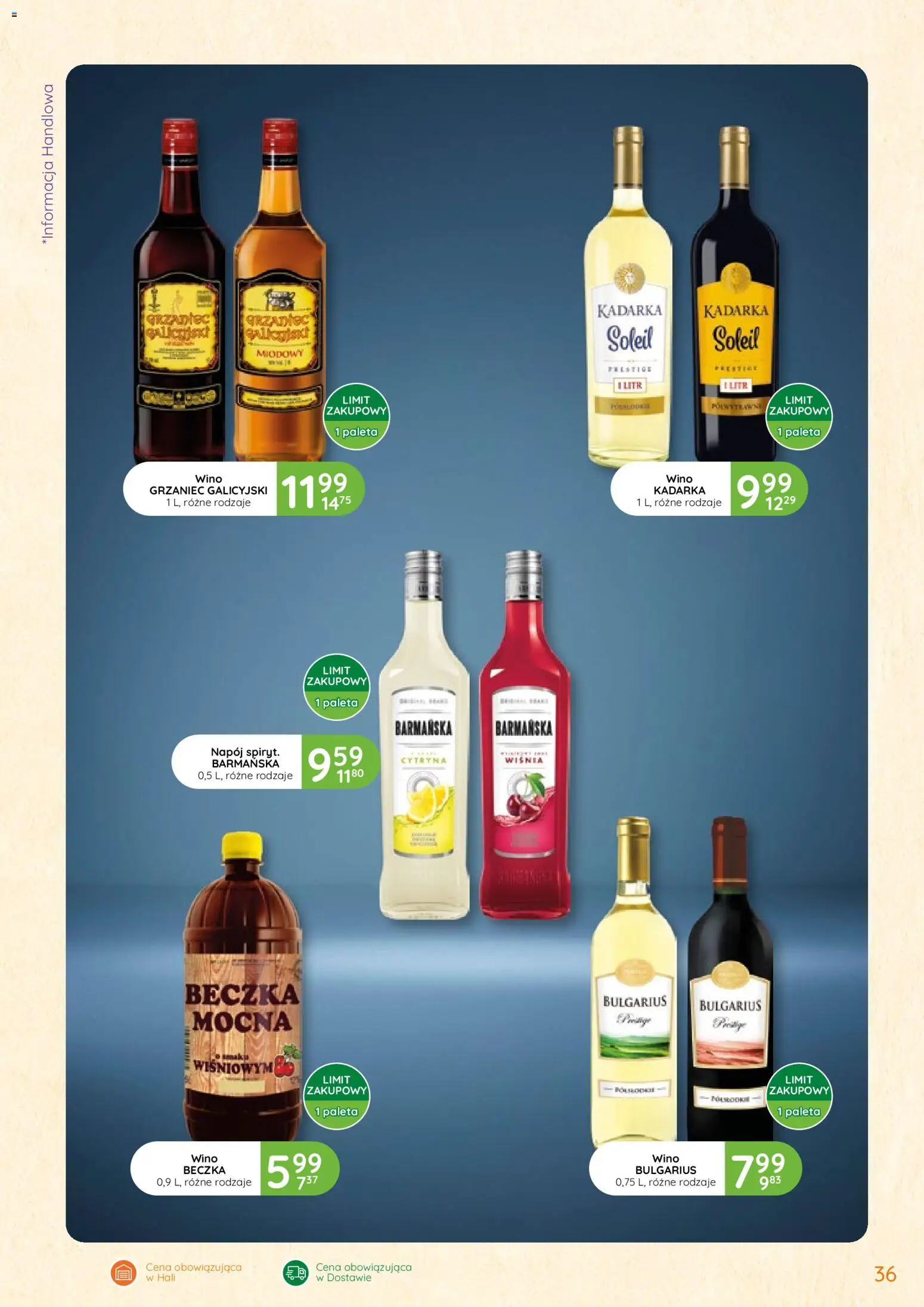 Eurocash Gazetka - Oferta Handlowa od 12.02.2026 | Strona: 36 | Produkty: Cytryna, Grzaniec galicyjski, Wino