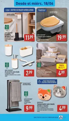 Aldi folleto Península │ válido desde el 16.06.2025 | Página: 21 | Productos: Toallero, Baño