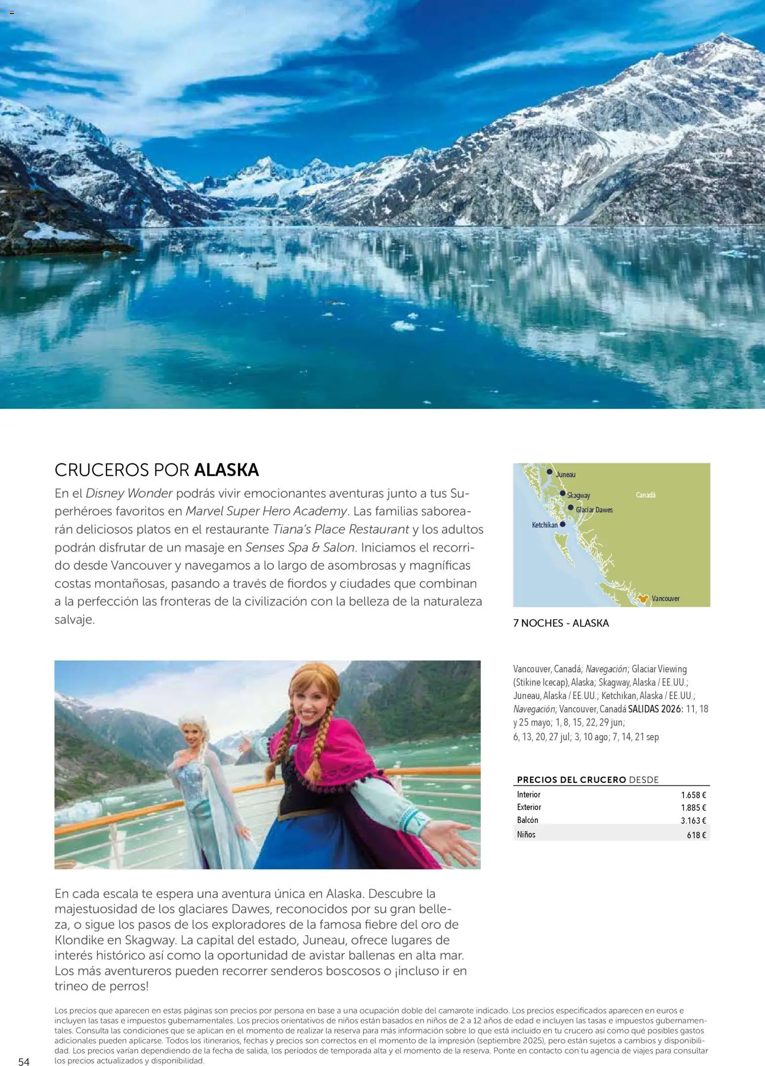 Viajes El Corte Inglés Disney Cruise Line │ válido desde el 07.04.2026 | Página: 54 | Productos: Té