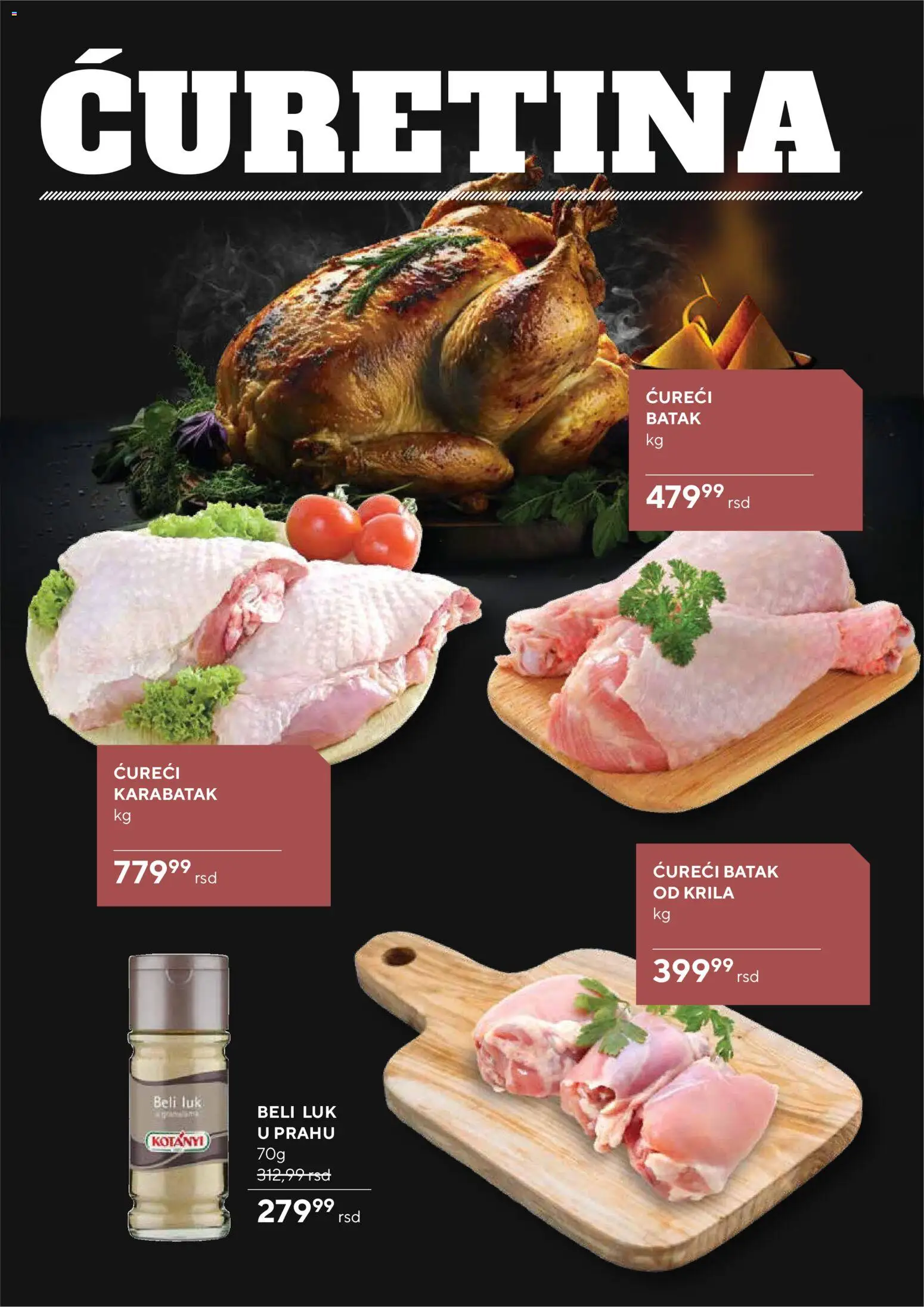 Idea katalog - važi od 27.11.2025 | Strana: 12 | Proizvode: Ćureći batak, Beli luk