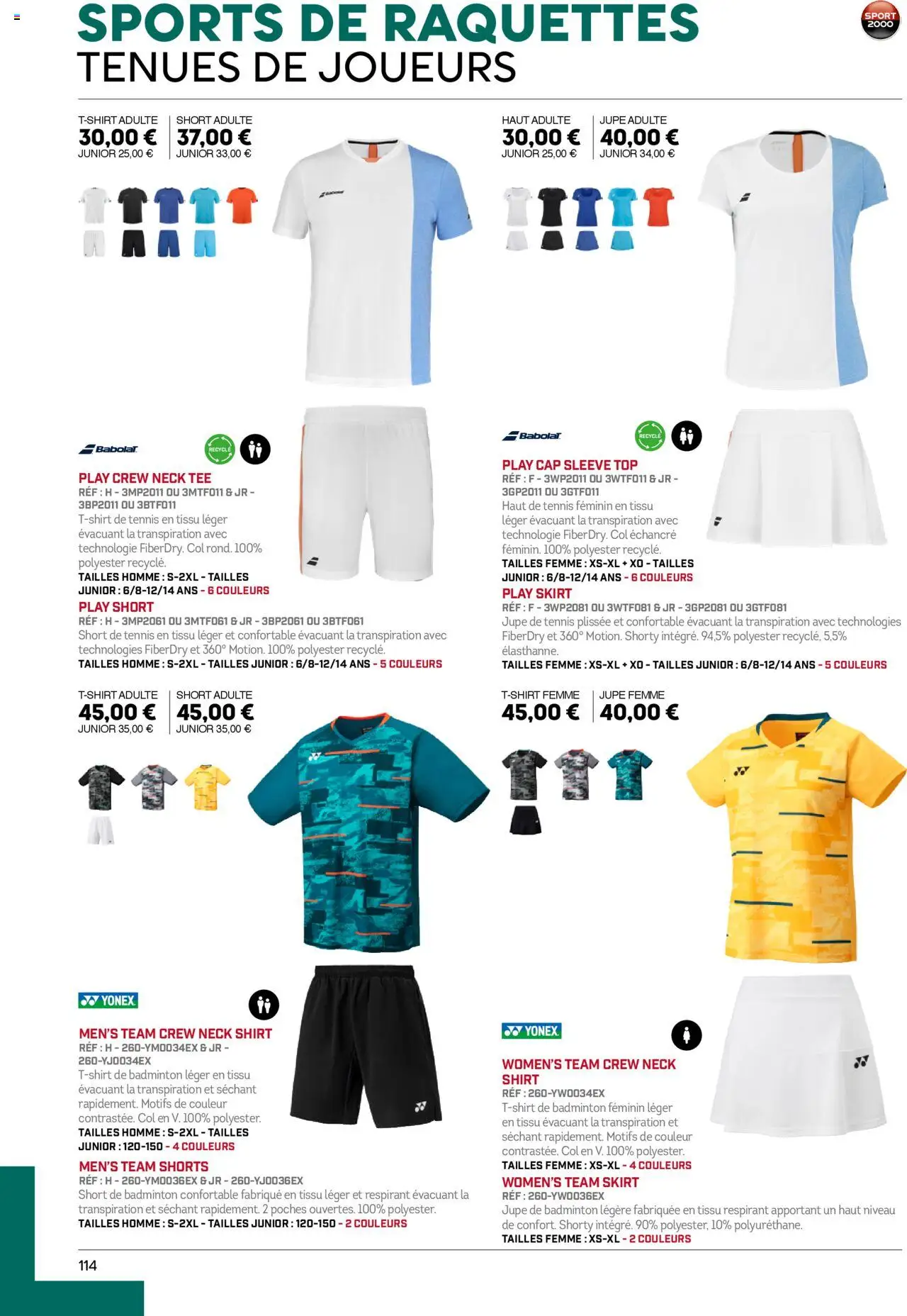 {H1} | Page: 114 | Produits: Jupe, Shorts