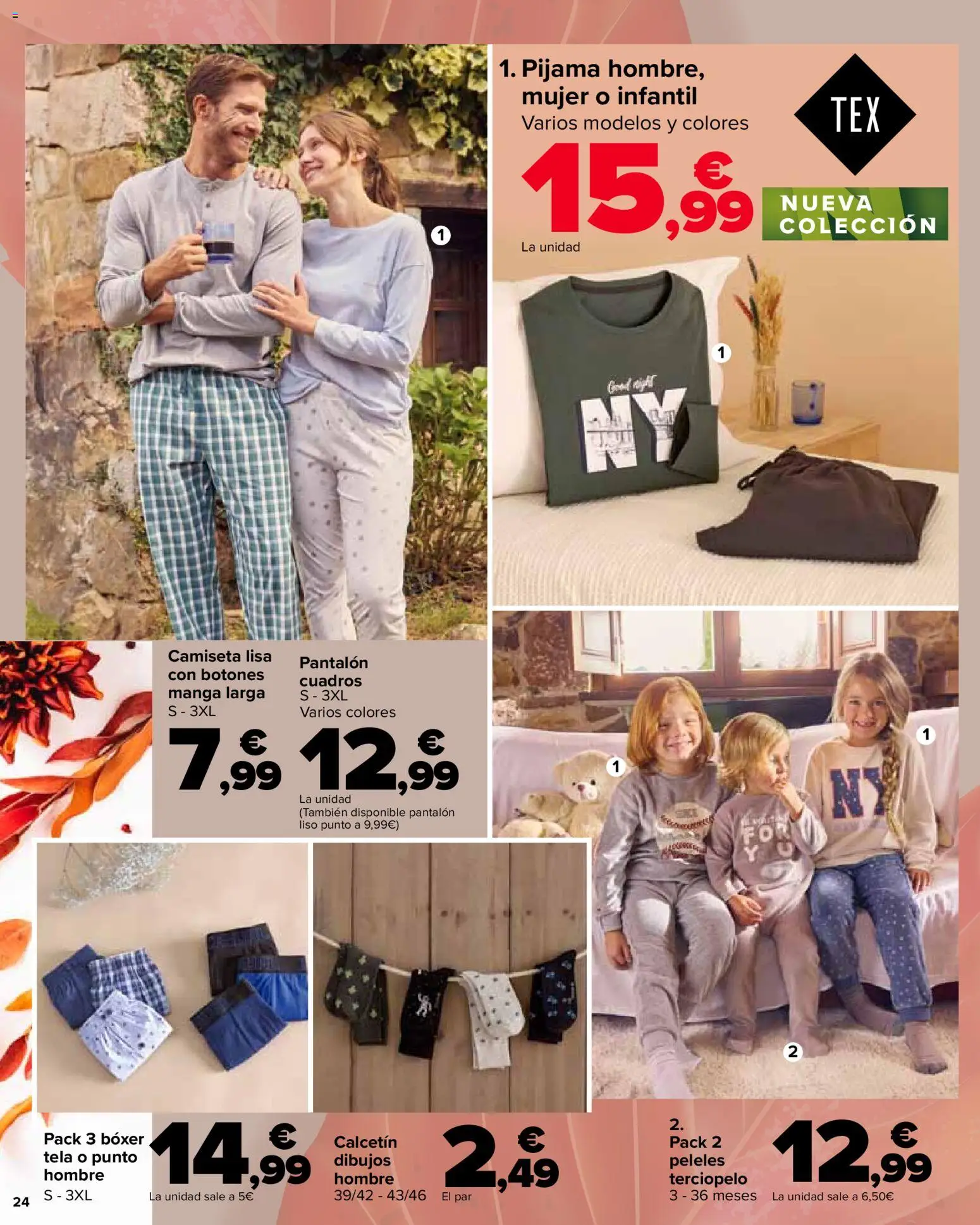 Carrefour - Colección Otoňo │ válido desde el 23.10.2025 | Página: 24 | Productos: Pijama, Peleles