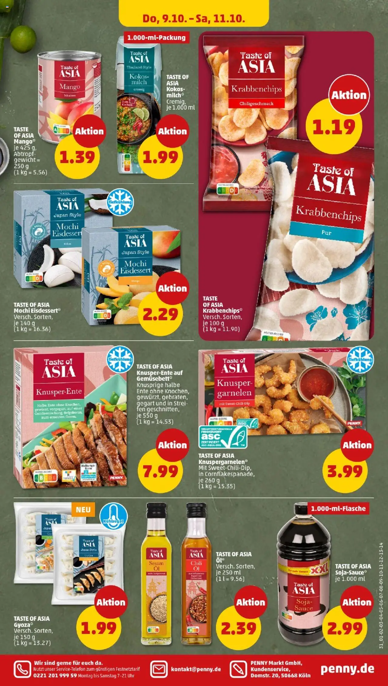 Penny - Bayern – gültig ab 06.10.2025 | Seite: 33 | Produkte: Gewicht, Garnelen, Chili, Ente
