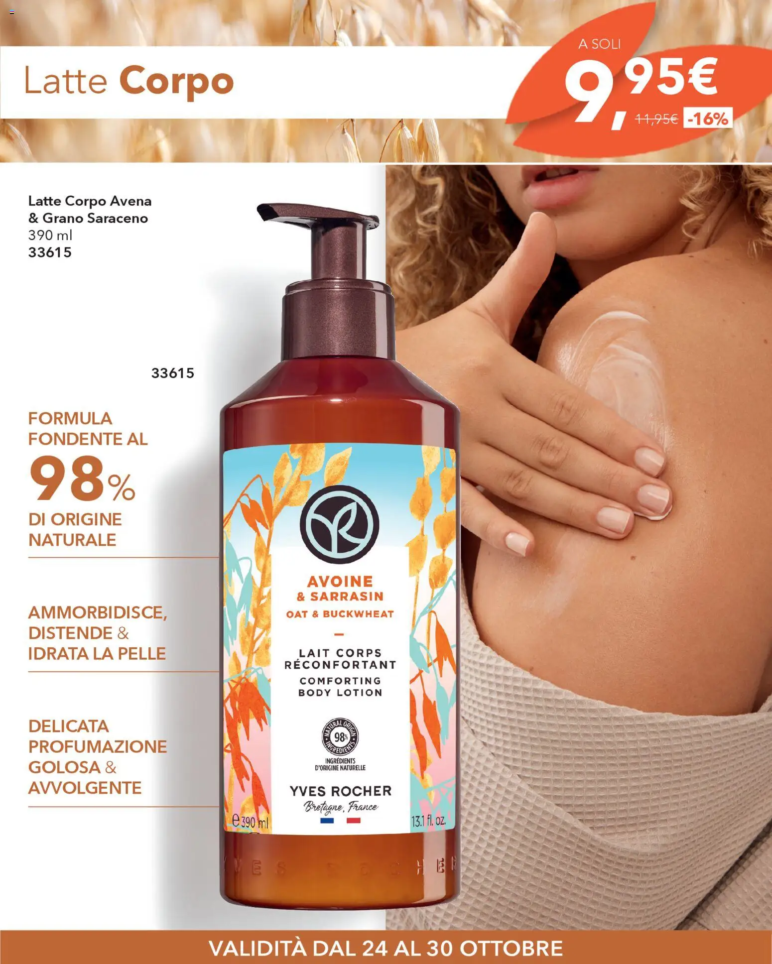 Volantino Yves Rocher del 24.10.2025 | Pagina: 5 | Prodotti: Latte