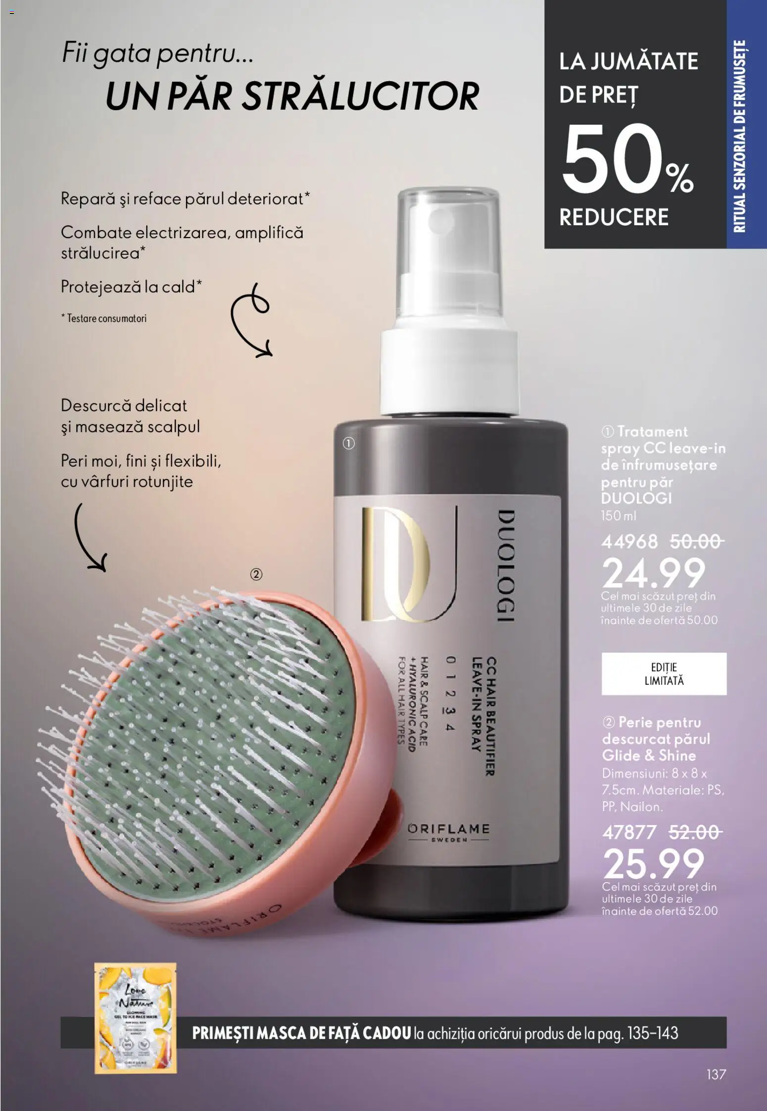 Noul catalog Oriflame – valabil de la 15.04.2026 | Pagină: 137 | Produse: Perie