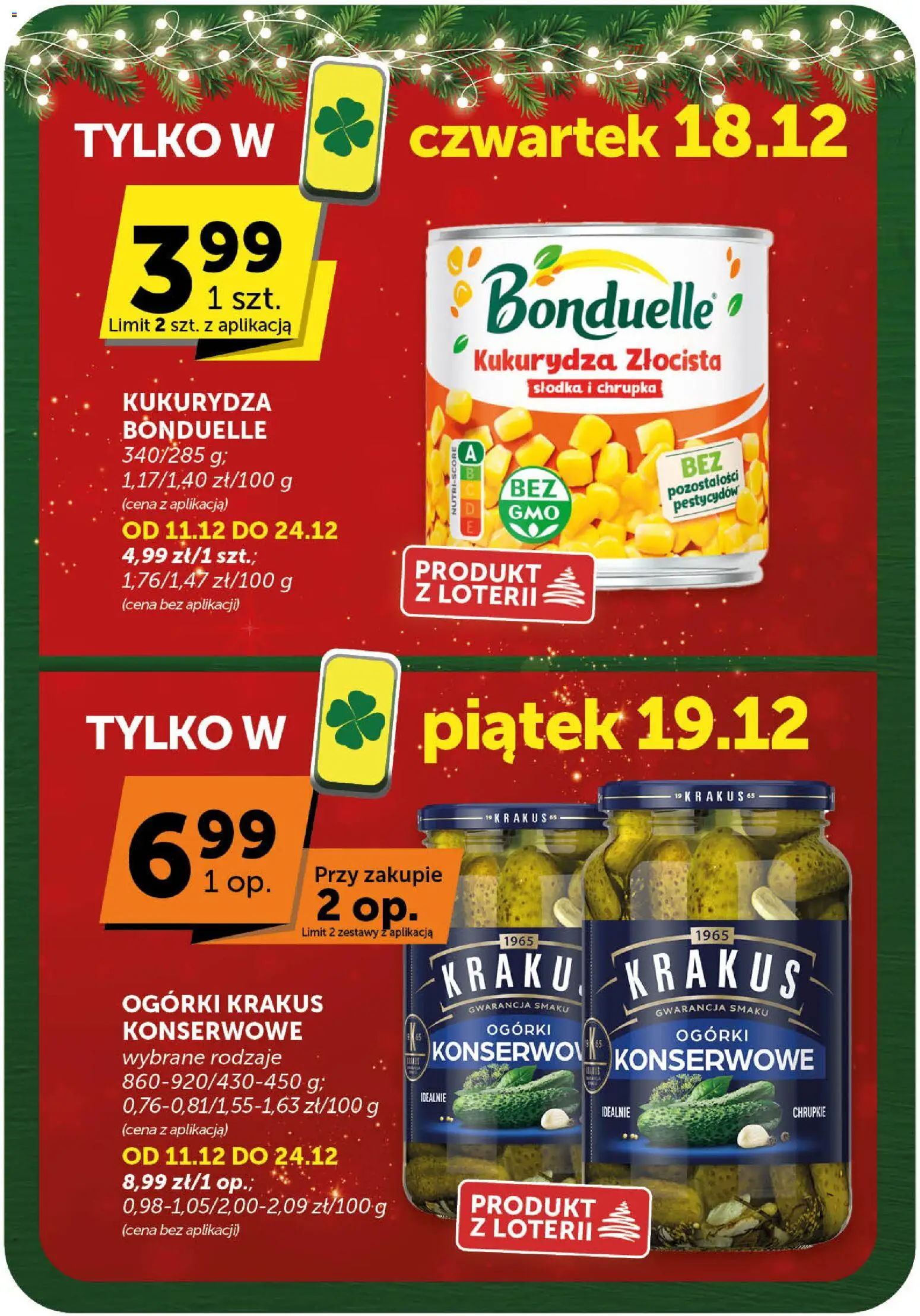 Euro Sklep Gazetka od 11.12.2025 | Strona: 10 | Produkty: Kukurydza słodka, Kukurydza, Ogórki, Ogórki konserwowe