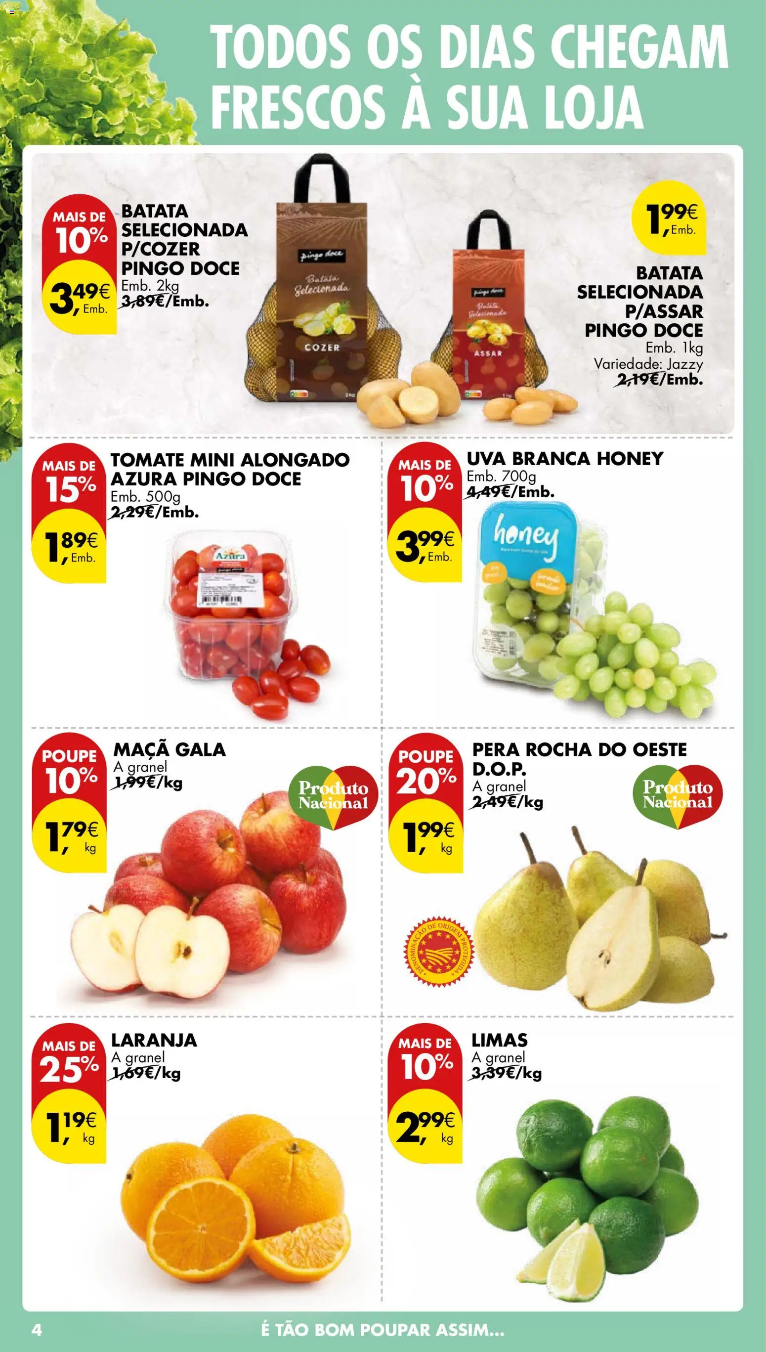 Pingo Doce folheto │ válido de 03.01.2026 | Página: 4 | Produtos: Batata, Maça, Tomate
