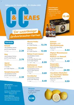 C&C Prospekt ab 20.10.2025 gültig