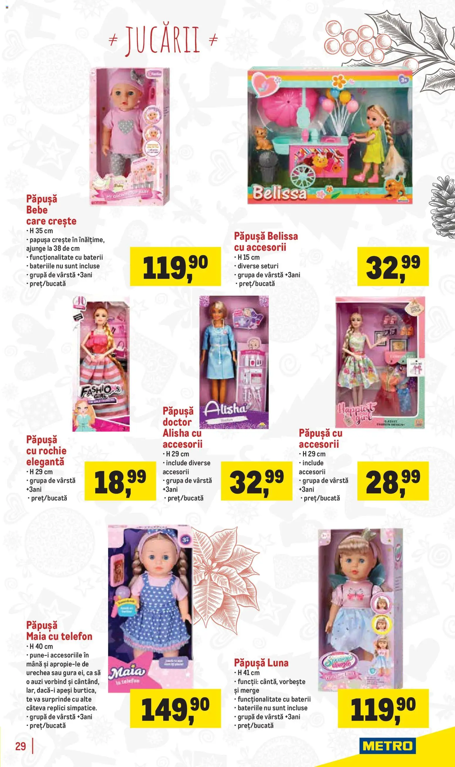 Noul catalog Metro – valabil de la 18.11.2025 | Pagină: 29 | Produse: Rochie, Telefon, Baterii