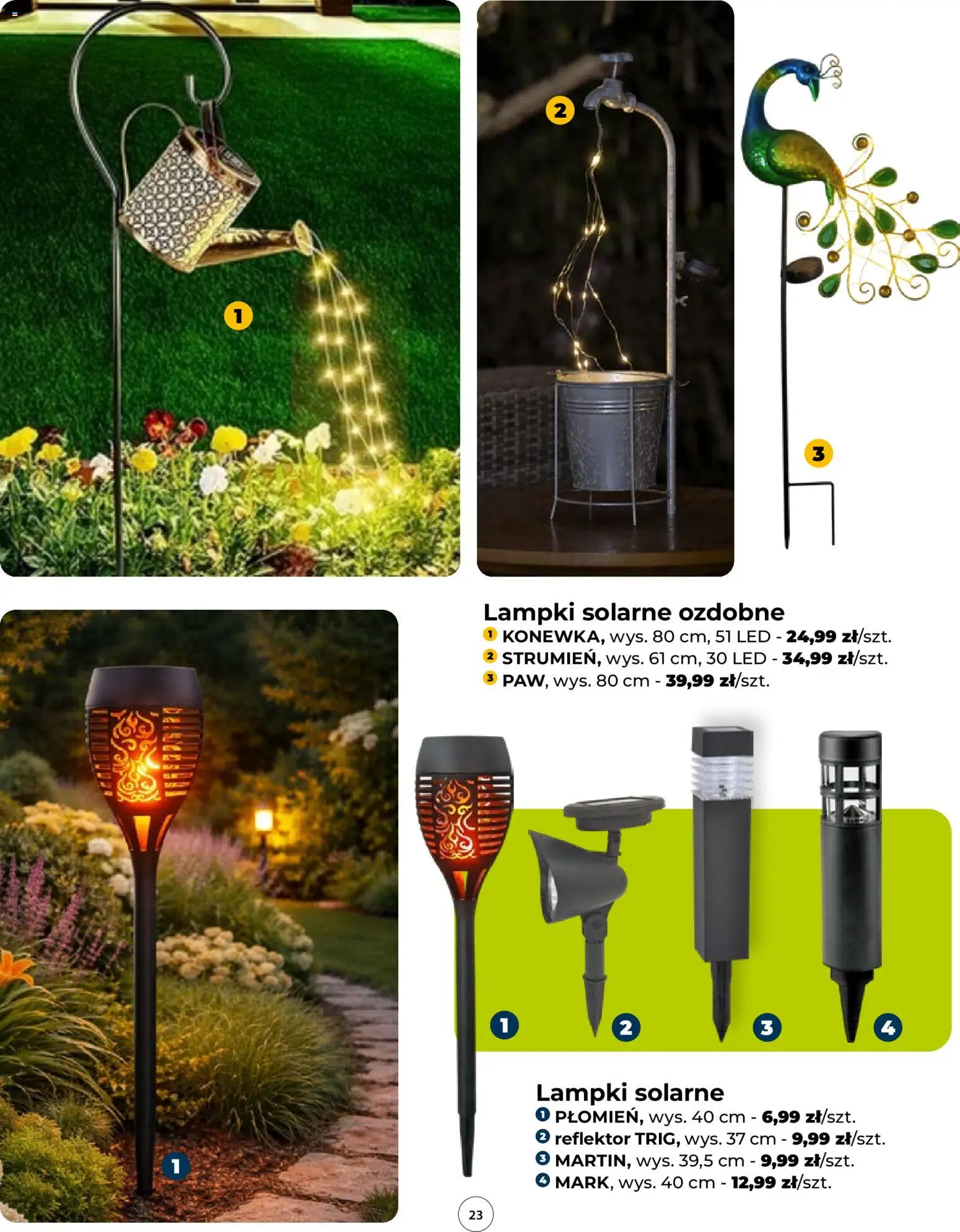 Mrówka gazetka od 09.04.2026 | Strona: 23 | Produkty: Lampki