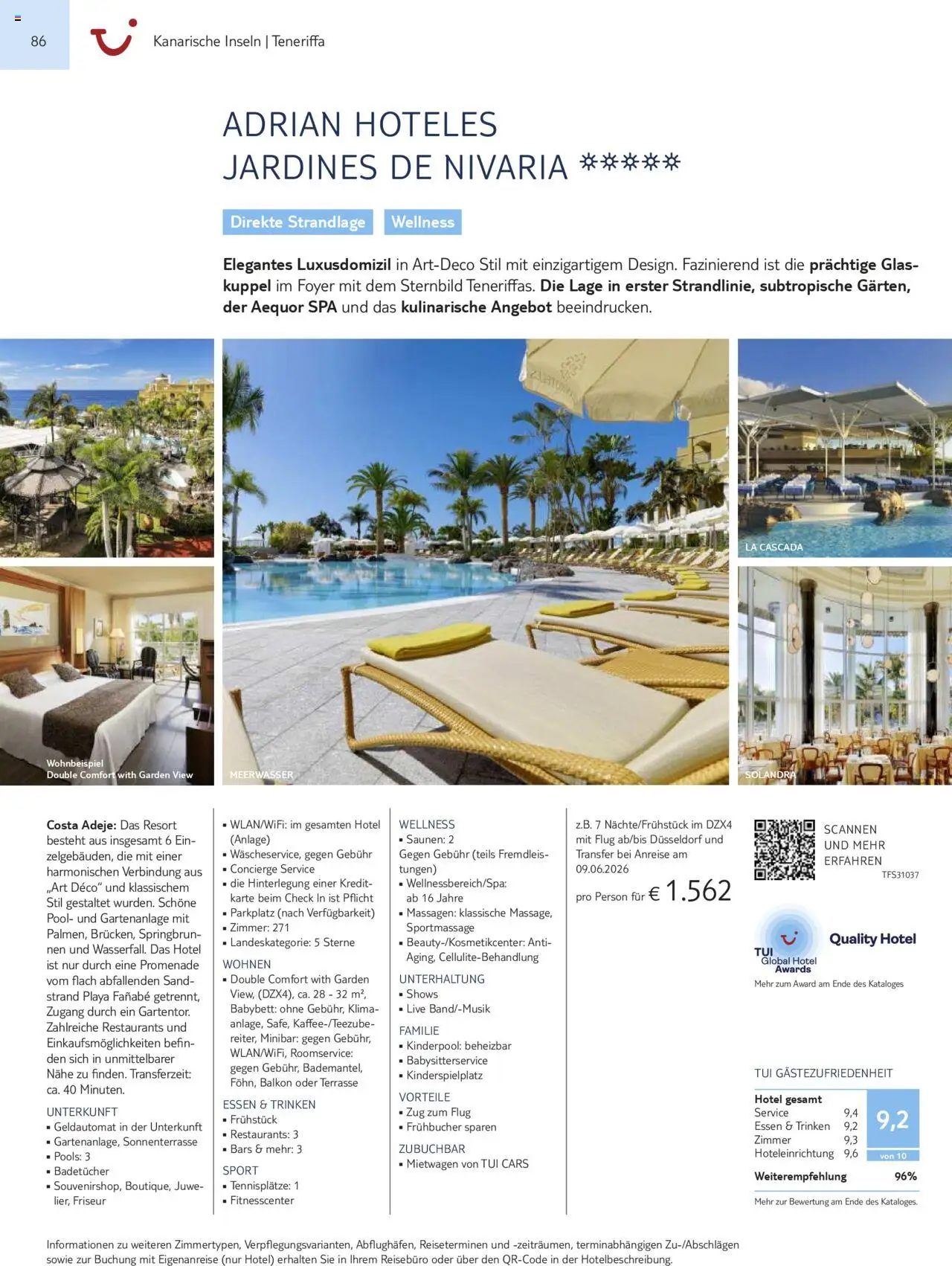 TUI Prospekt Kanaren, Kapverden & Senegal 2025/26	  – gültig ab 01.11.2025 | Seite: 86 | Produkte: Babybett