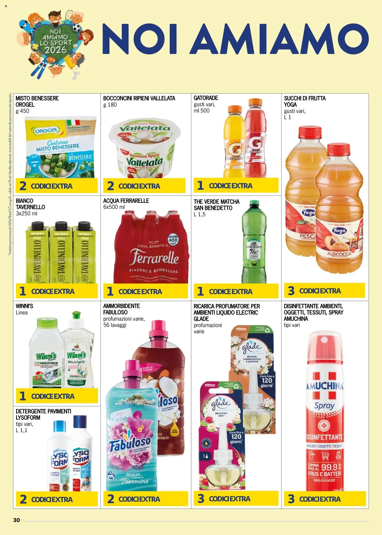 Volantino bennet del 07.04.2026 | Pagina: 30 | Prodotti: Succo, Acqua, Vino, The