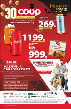 COOP - Újság Észak Kelet Pro-Coop Zrt - amely érvényes a következő dátumtól: 24.10.2025