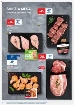 Atšaldytas sausai marinuotas SAKARTVELO kiaulienos šašlykas SAMSONAS, Atšaldytas sausai marinuotas SAKARTVELO kiaulienos šašlykas│galioja nuo 19.08.2025 | Puslapis: 20 | Prekių: Kiaulienos, Viščiukų, Kumpis