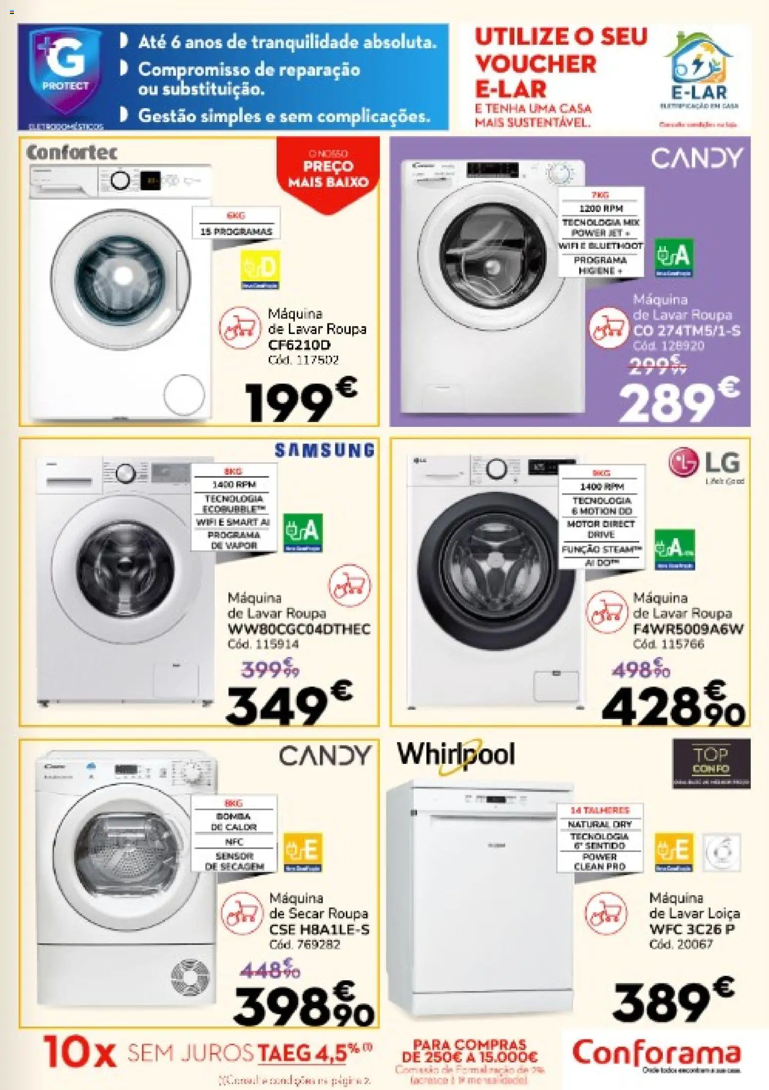 Conforama folheto │ válido de 18.12.2025 | Página: 15 | Produtos: Máquina de lavar, Whirlpool