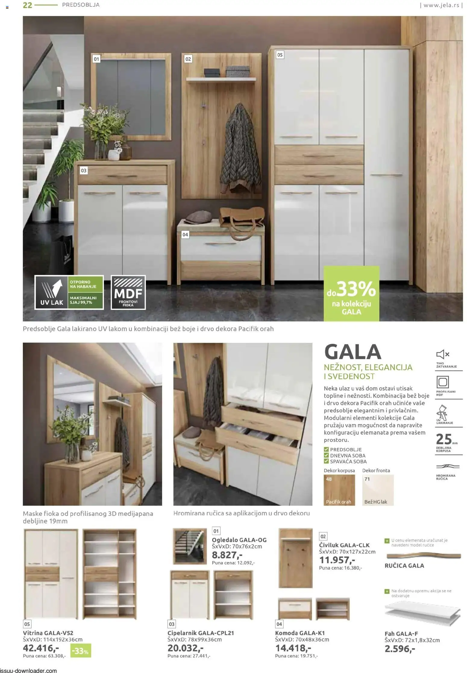 Jela katalog - važi od 09.02.2026 | Strana: 22 | Proizvode: Komoda, Ogledalo, Orah, Civiluk