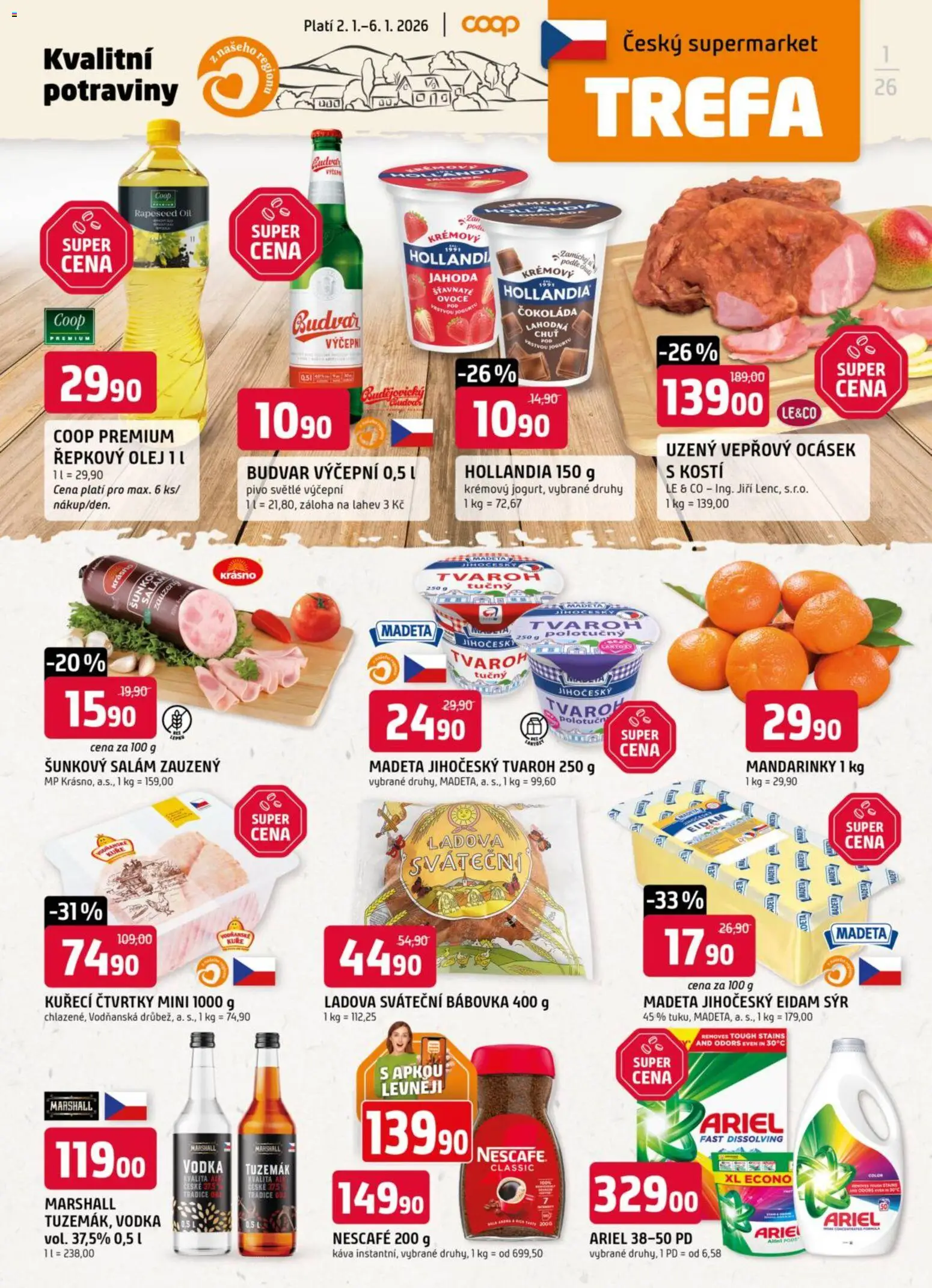 Trefa leták od 02.01.2026 | Strana: 1
