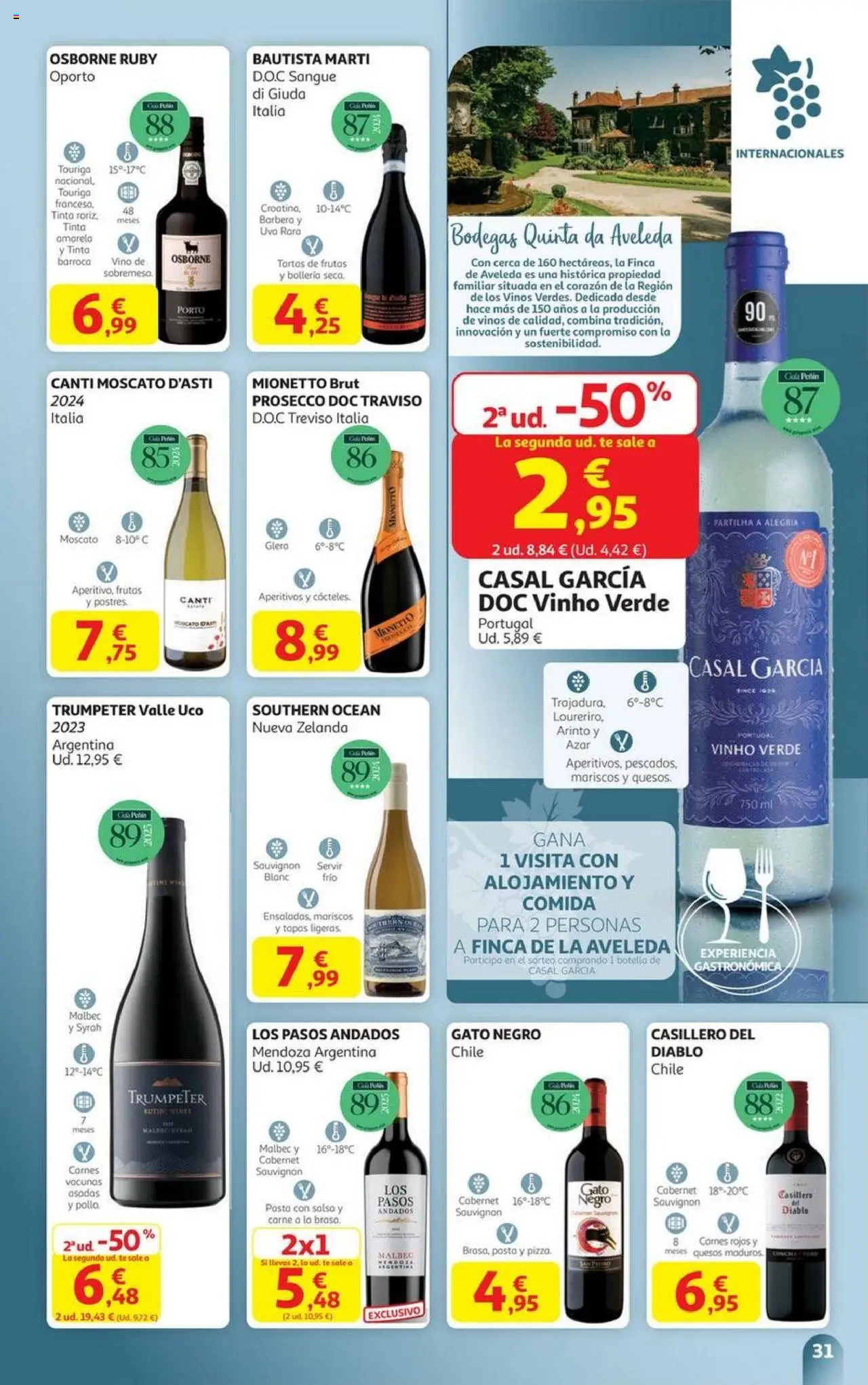 Alcampo - HG Andalucía Este │ válido desde el 06.10.2025 | Página: 31 | Productos: Vino, Pasta, Té