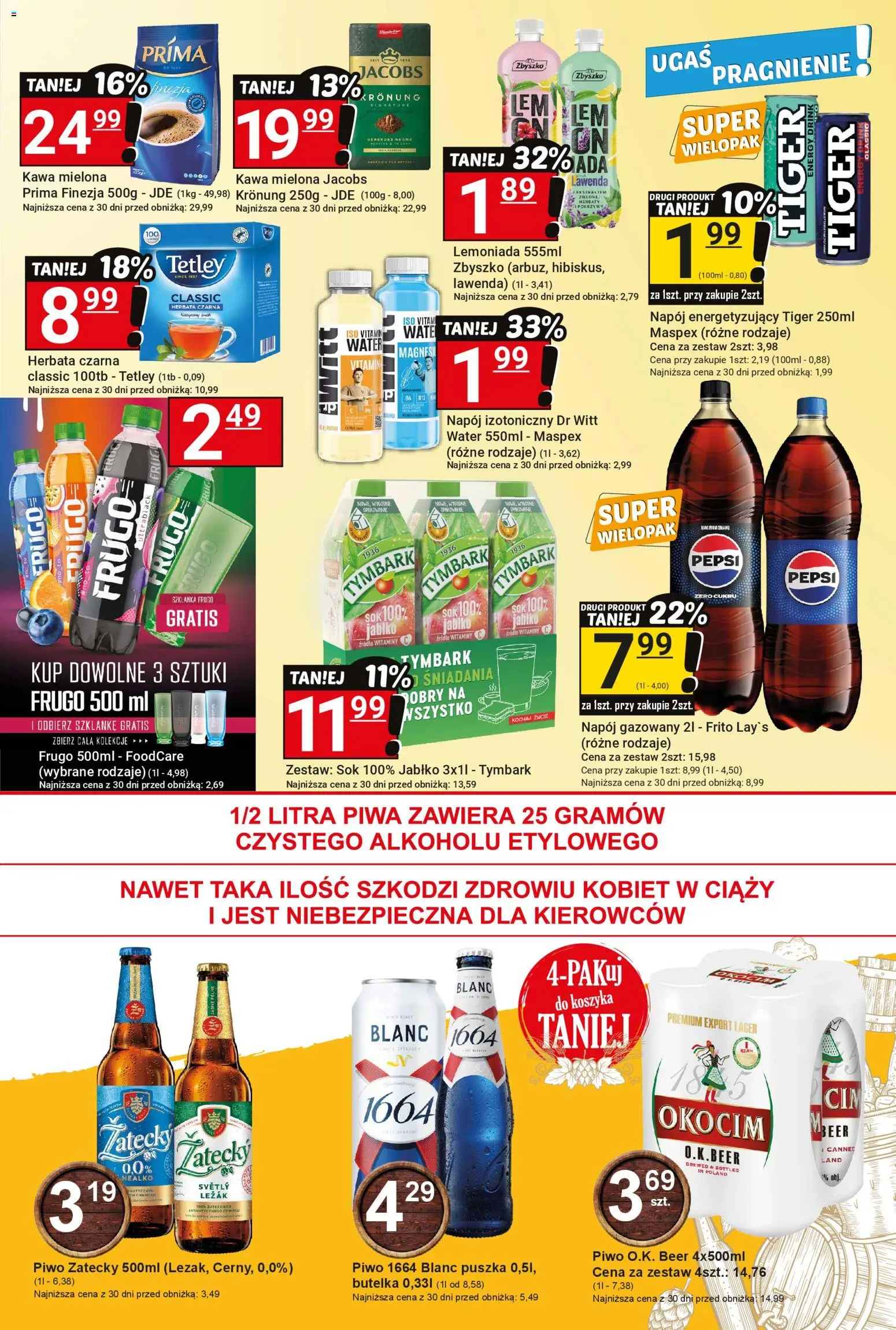 Hitpol Gazetka od 07.11.2025 | Strona: 5 | Produkty: Szklanka, Leżak, Piwo, Herbata