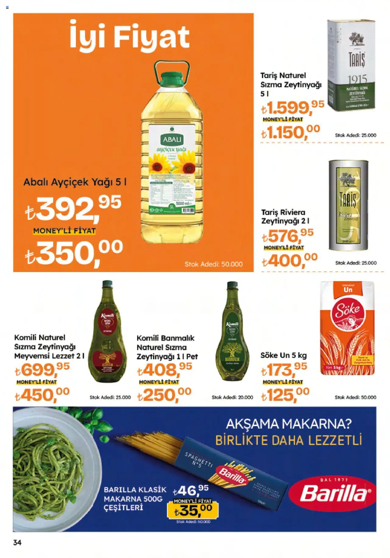 Migros Katalog - Migroskop - 22.05.2025 tarihinden itibaren geçerlidir | Sayfa: 34 | Ürünler: Makarna