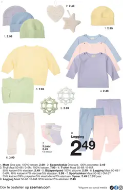Zeeman folder - Voorbeeld van een folder van Zeeman, geldig van 14.03.2026 | Pagina: 10 | Producten: Legging, Trui