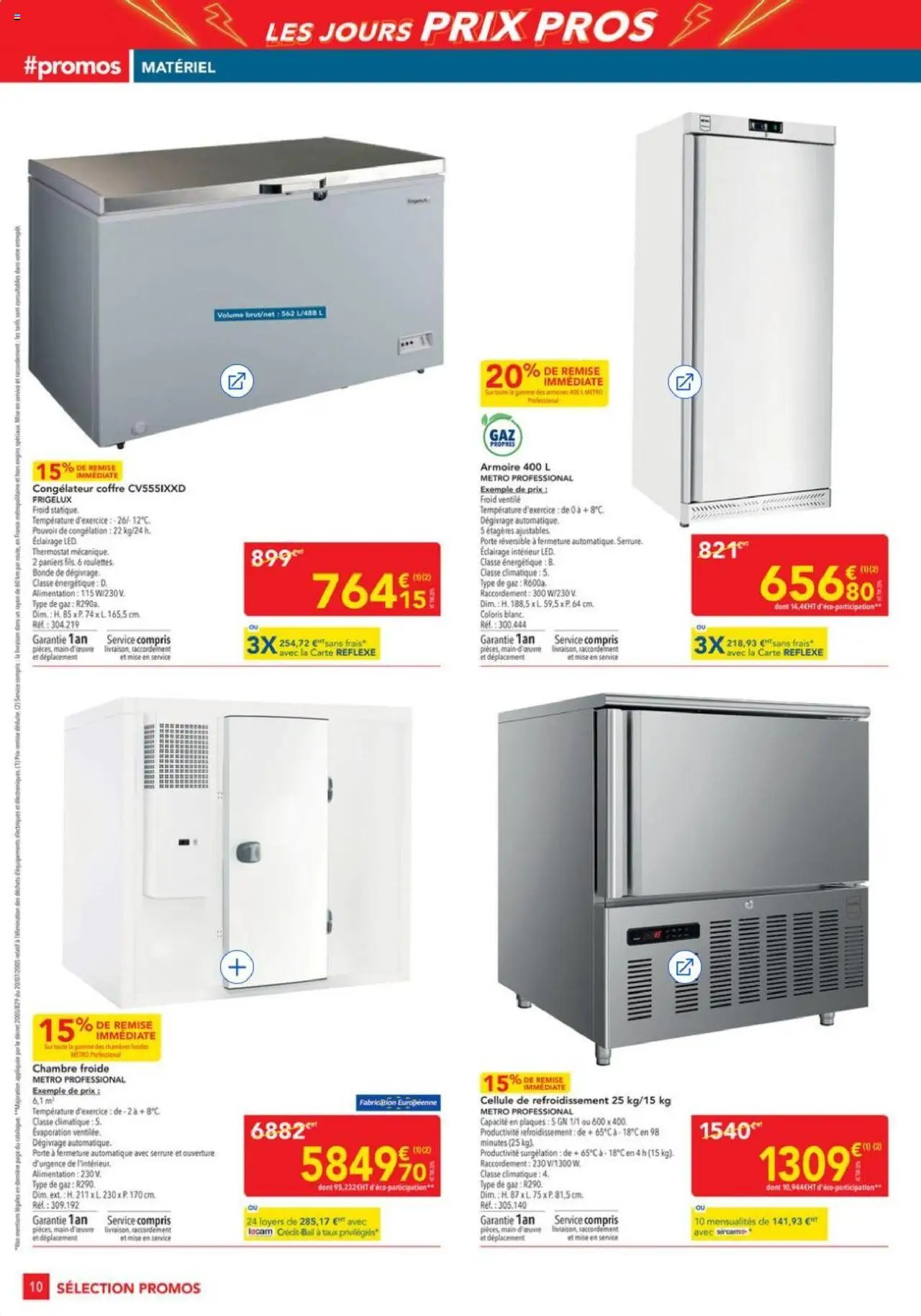  | Page: 10 | Produits: Congélateur, Porte, Armoire, Thon