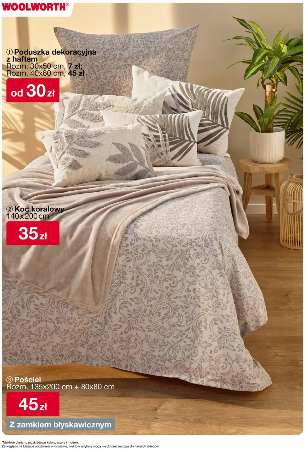 Woolworth Gazetka od 08.08.2025 | Strona: 7 | Produkty: Pościel, Poduszka, Koc