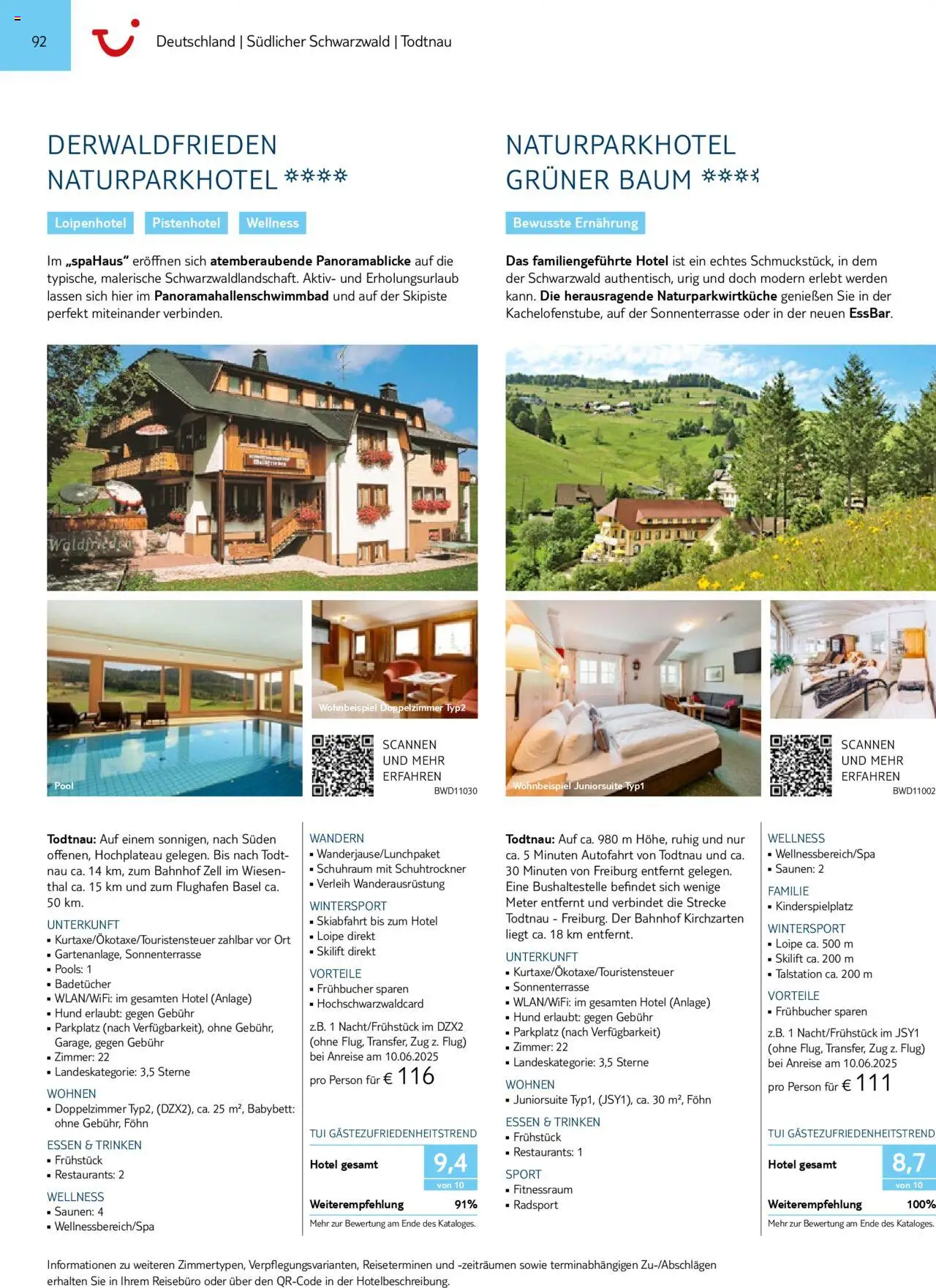 TUI Prospekt 	 – gültig ab 01.11.2024 | Seite: 92 | Produkte: Babybett, Föhn