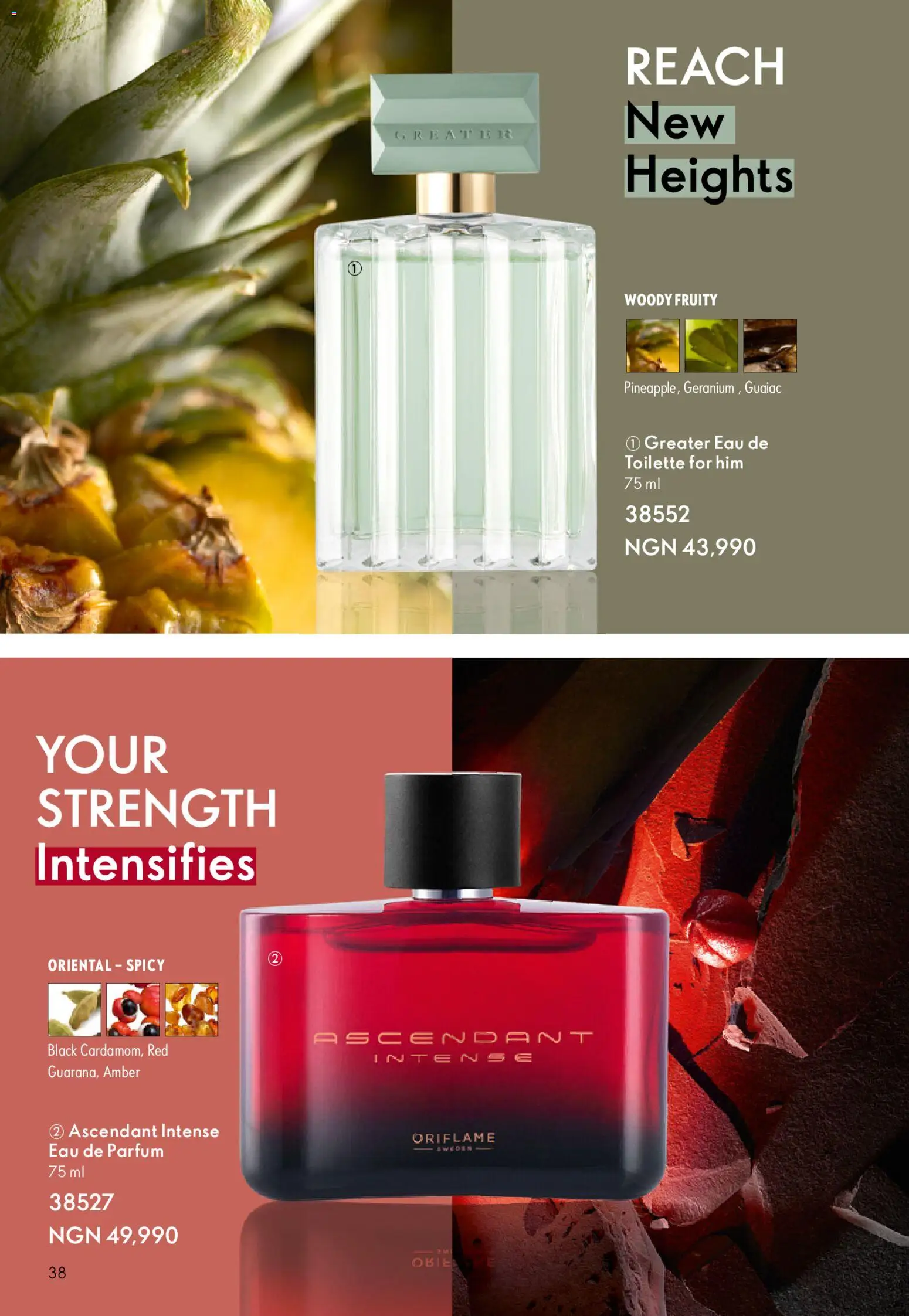 Oriflame Catalogue valid from 01.11.2025 | Page: 38 | Products: Eau de toilette