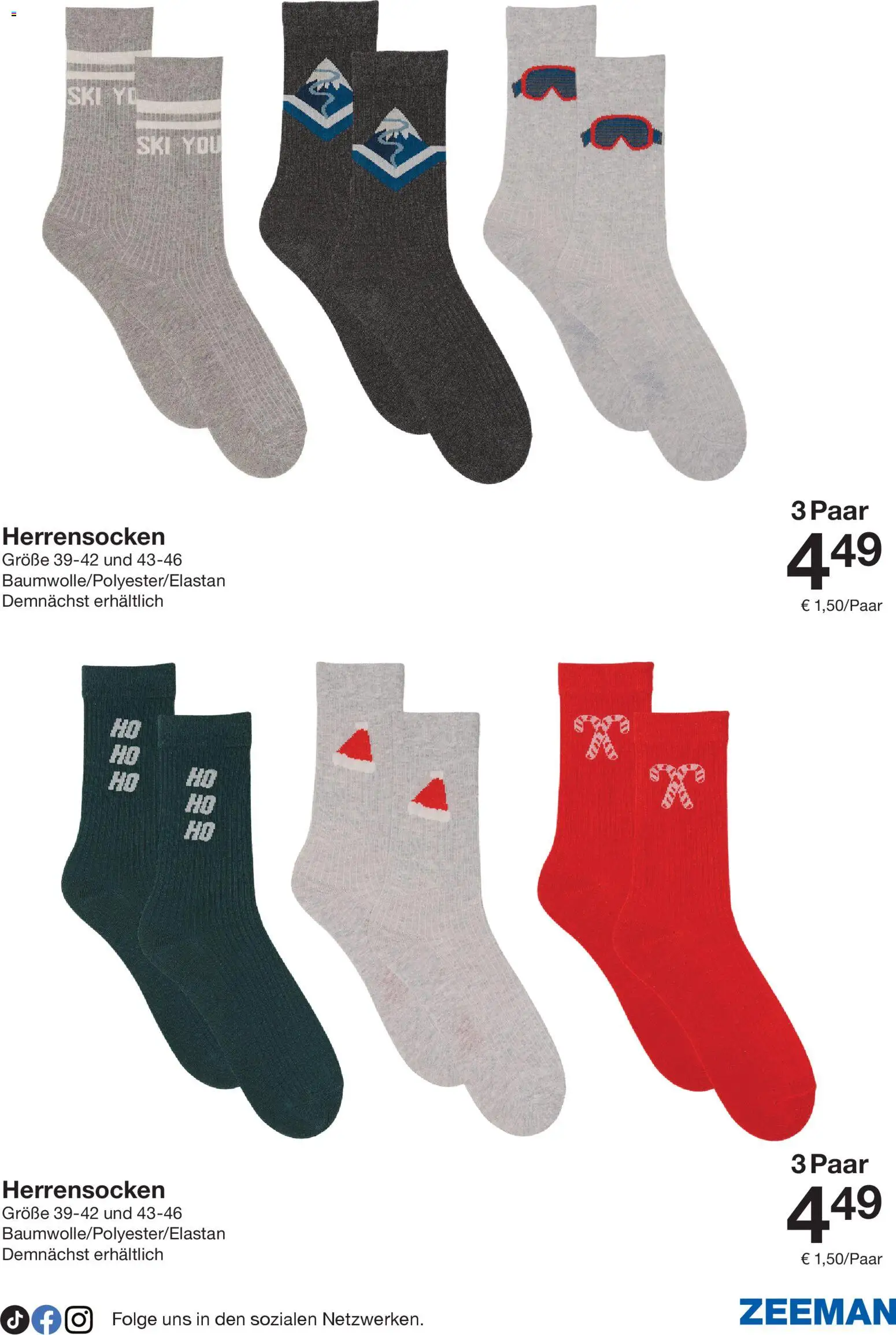 Zeeman Prospekt Weihnachten – gültig ab 15.11.2025 | Seite: 3 | Produkte: Ski