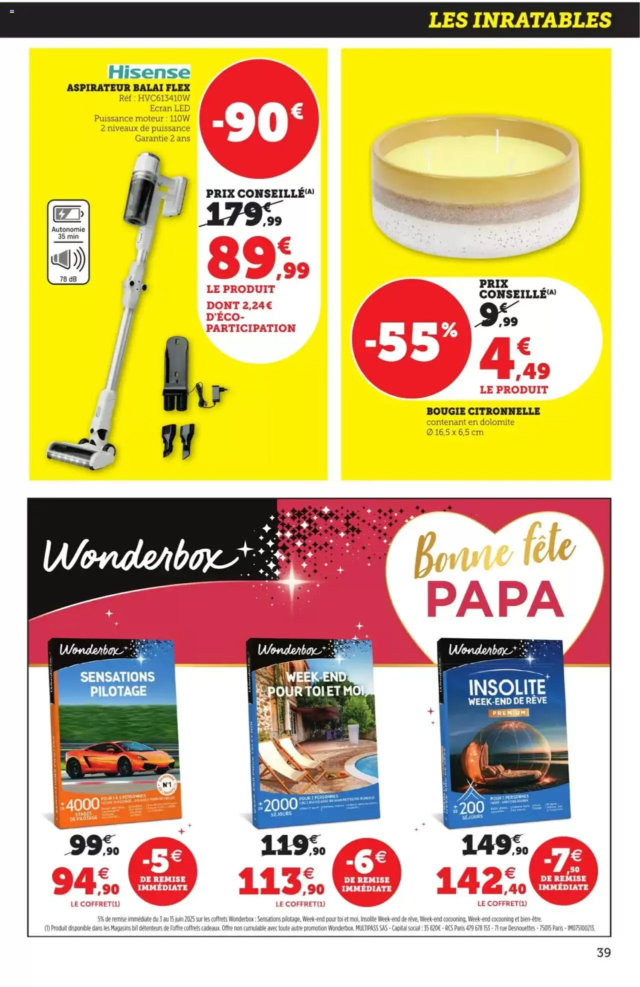  | Page: 39 | Produits: Aspirateur, Balai, Aspirateur balai, Citronnelle