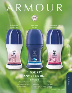 Justine specials catalogue – valid from 01.03.2026 | Page: 64 | Products: Bath, Deodorant, Antiperspirant