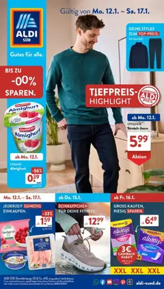 Aldi Süd Prospekt 	 ab 12.01.2026 gültig