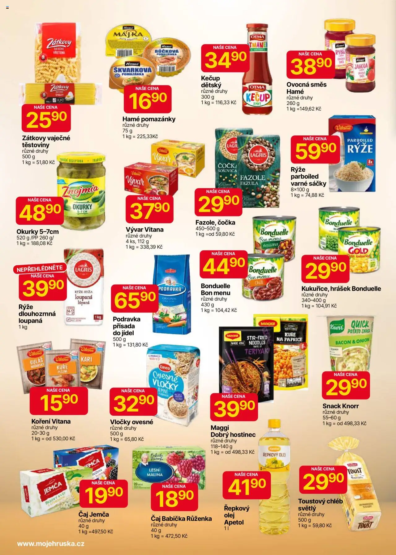 Hruška leták od 19.08.2025 | Strana: 6 | Produkty: Maggi, Okurky, Guláš, Kuře