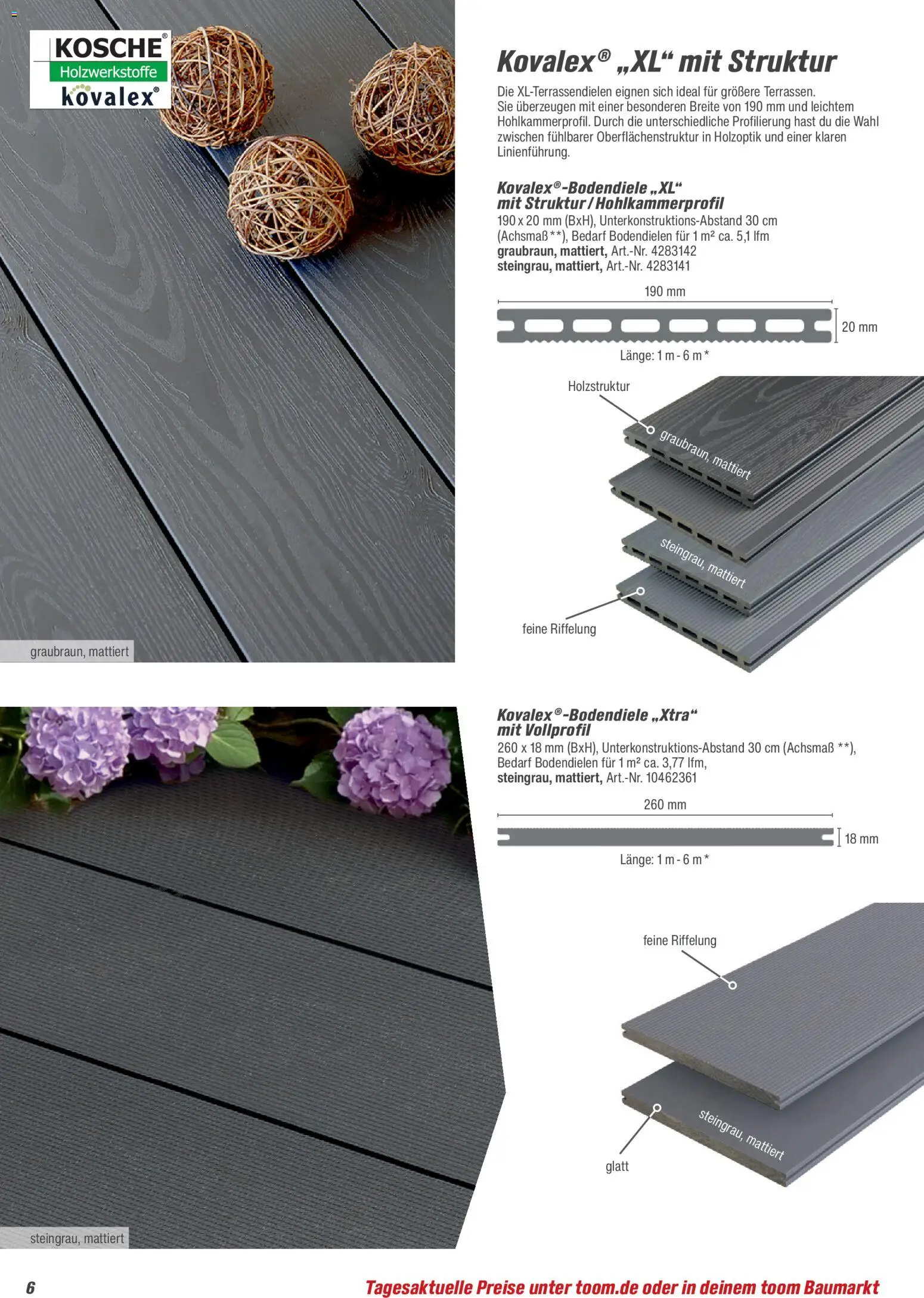 Toom Baumarkt Gartenbaustoffe 2026 – gültig ab 20.02.2026 | Seite: 6