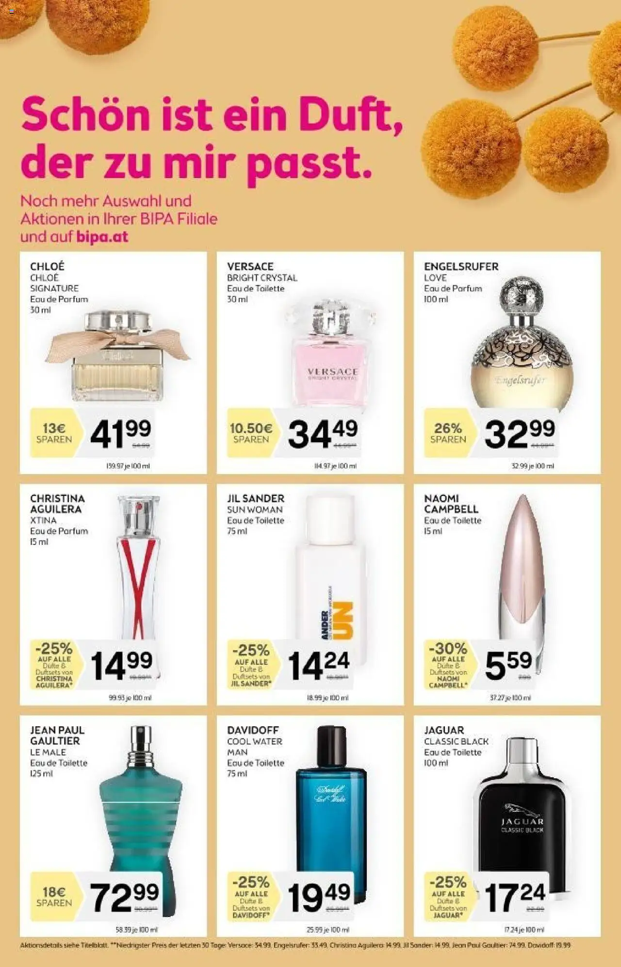 Bipa Flugblatt gültig ab 11.09.2025 | Seite: 2 | Produkte: Toilette, Parfüm, Eau de Toilette