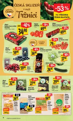Albert leták - Hypermarket od 09.07.2025 | Strana: 9 | Produkty: Rajčata, Zelí, Třešně, Pistácie