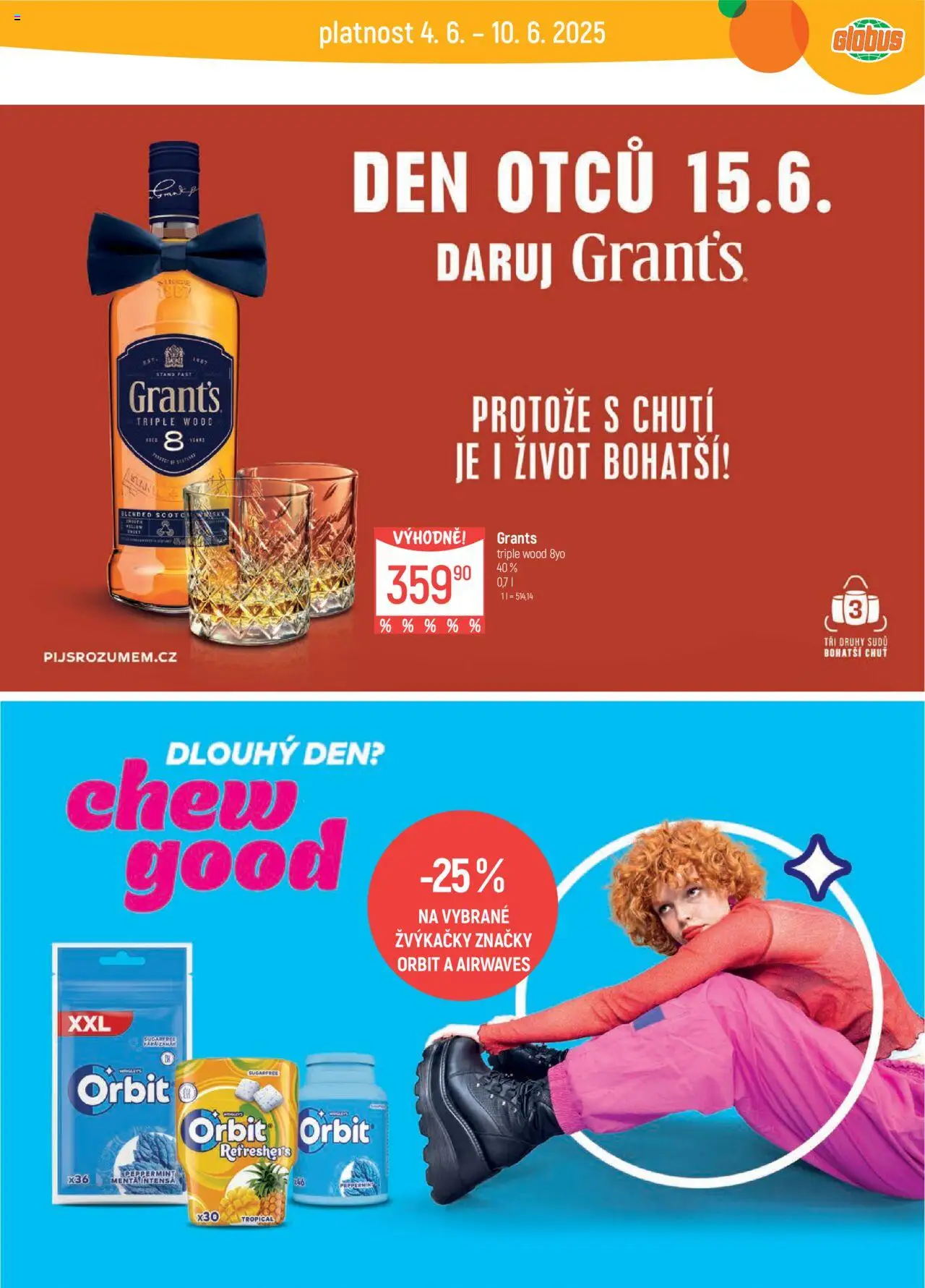 Globus leták - Trmice od 04.06.2025 | Strana: 31 | Produkty: Globus, Žvýkačky orbit