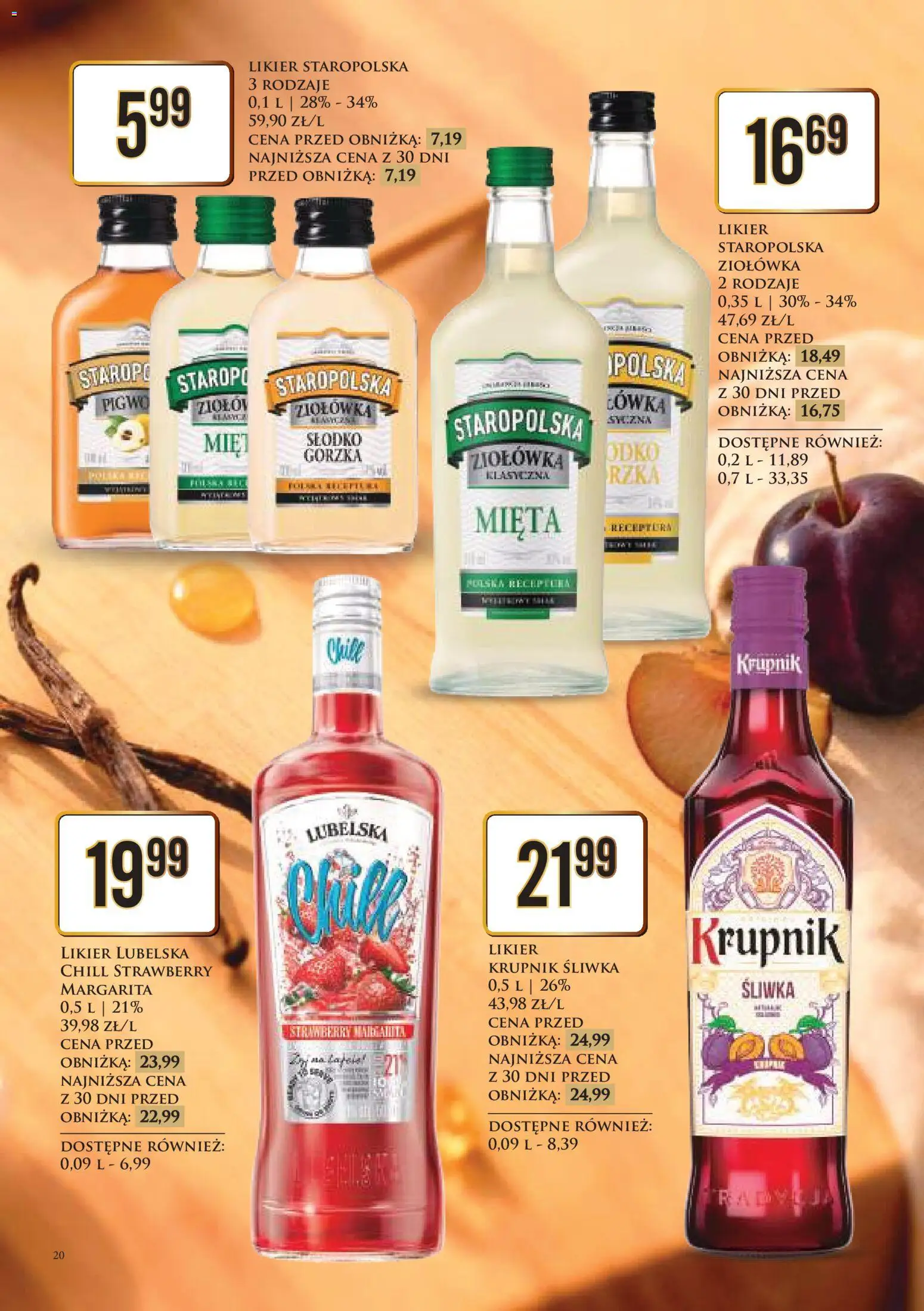 Dino Gazetka alkoholowa od 21.11.2025 | Strona: 20 | Produkty: Mięta