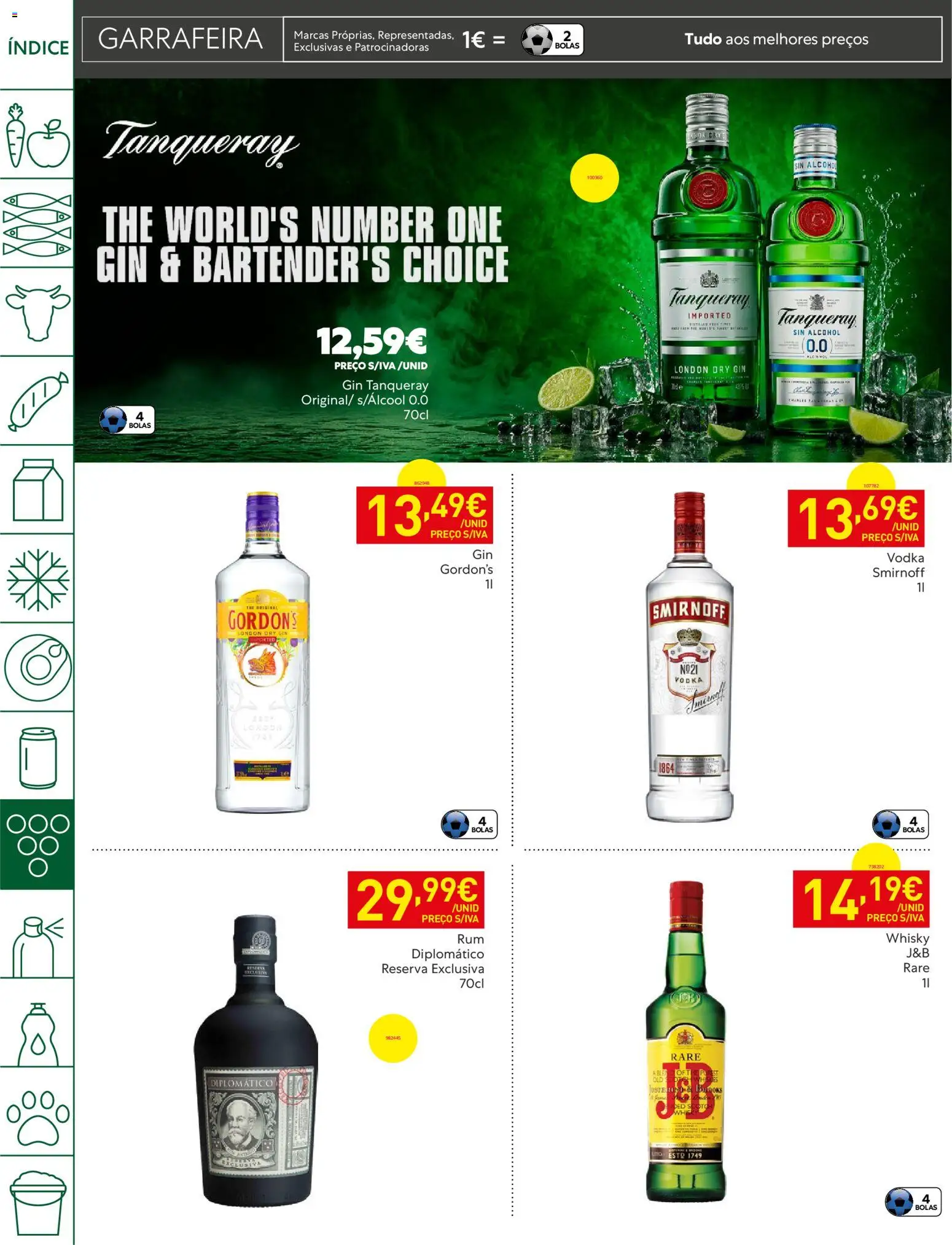 Recheio folheto │ válido de 28.04.2026 | Página: 40 | Produtos: Whisky, Gin, Vodka