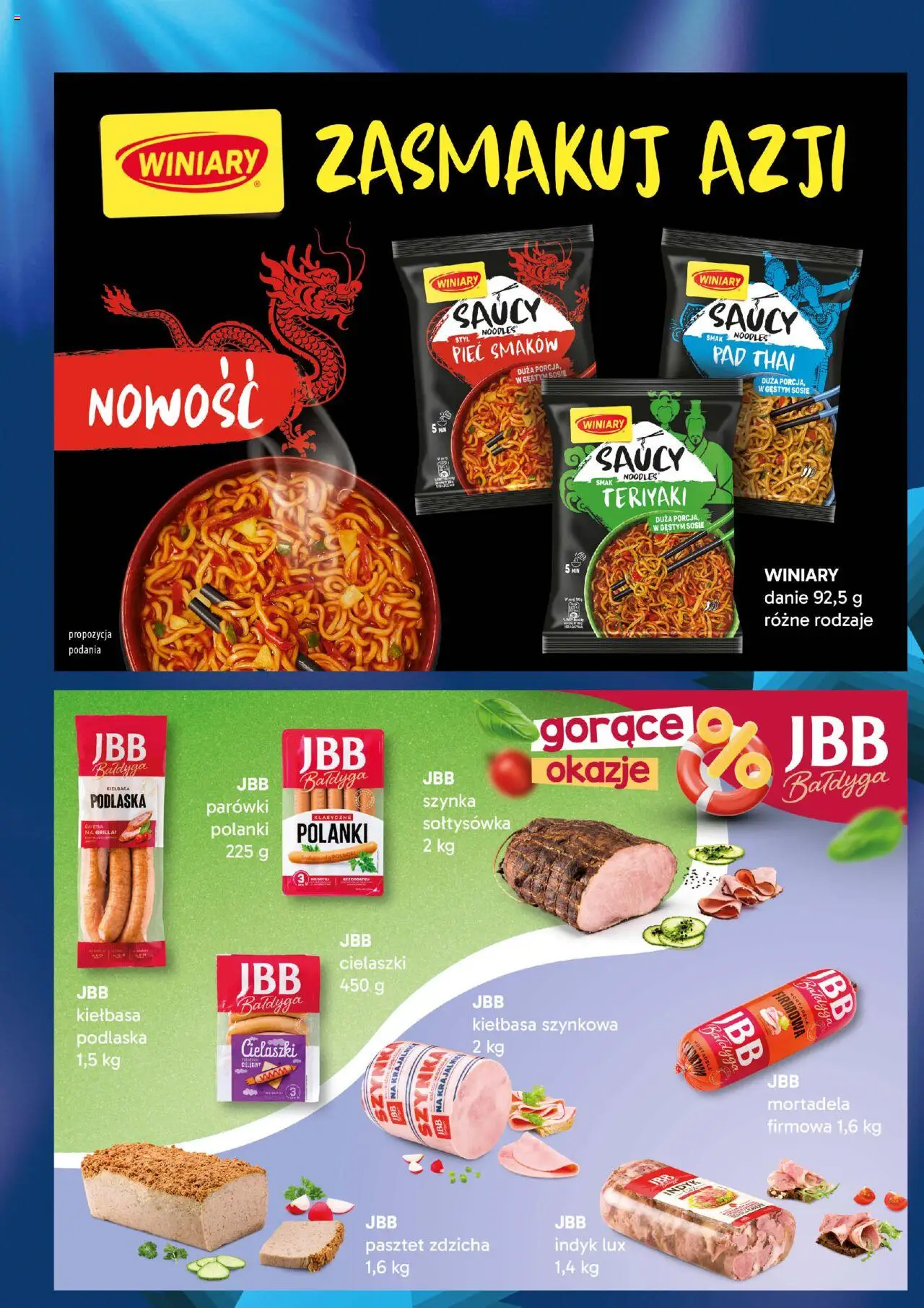 Eurocash Gazetka - Hity 30-lecia od 15.09.2025 | Strona: 9 | Produkty: Kiełbasa, Mortadela, Parówki, Szynka