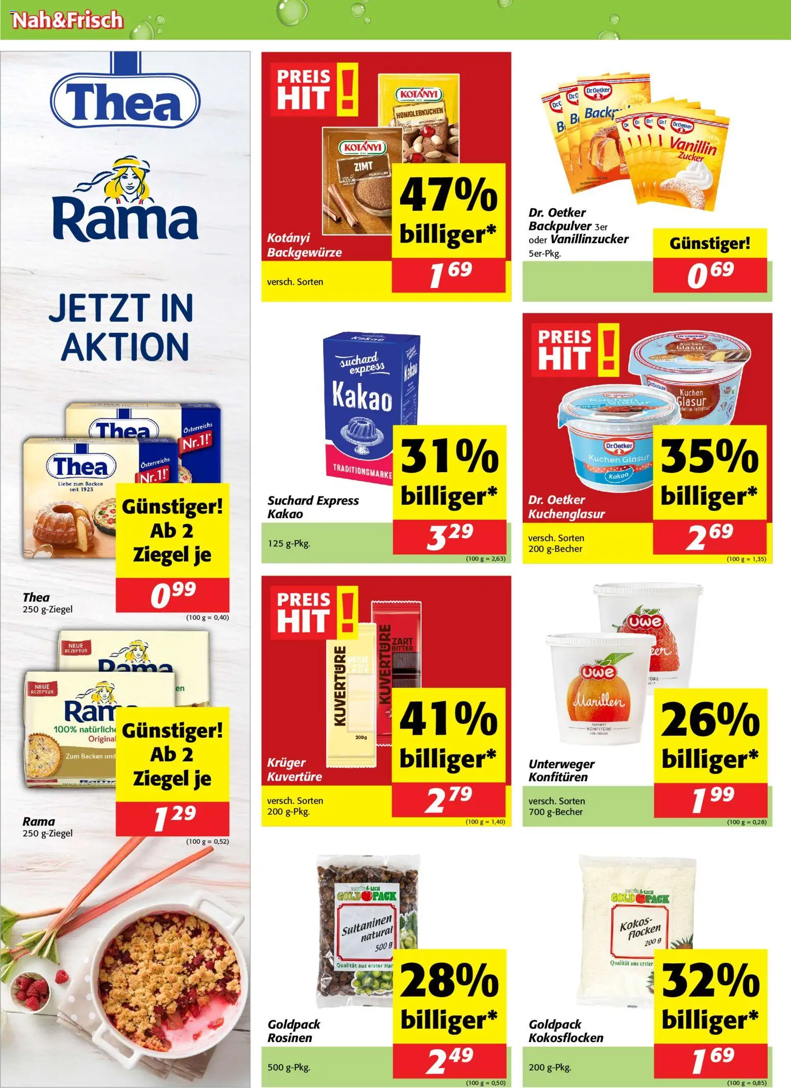 Nah und Frisch Flugblatt gültig ab 29.10.2025 | Seite: 2 | Produkte: Flocken, Rosinen