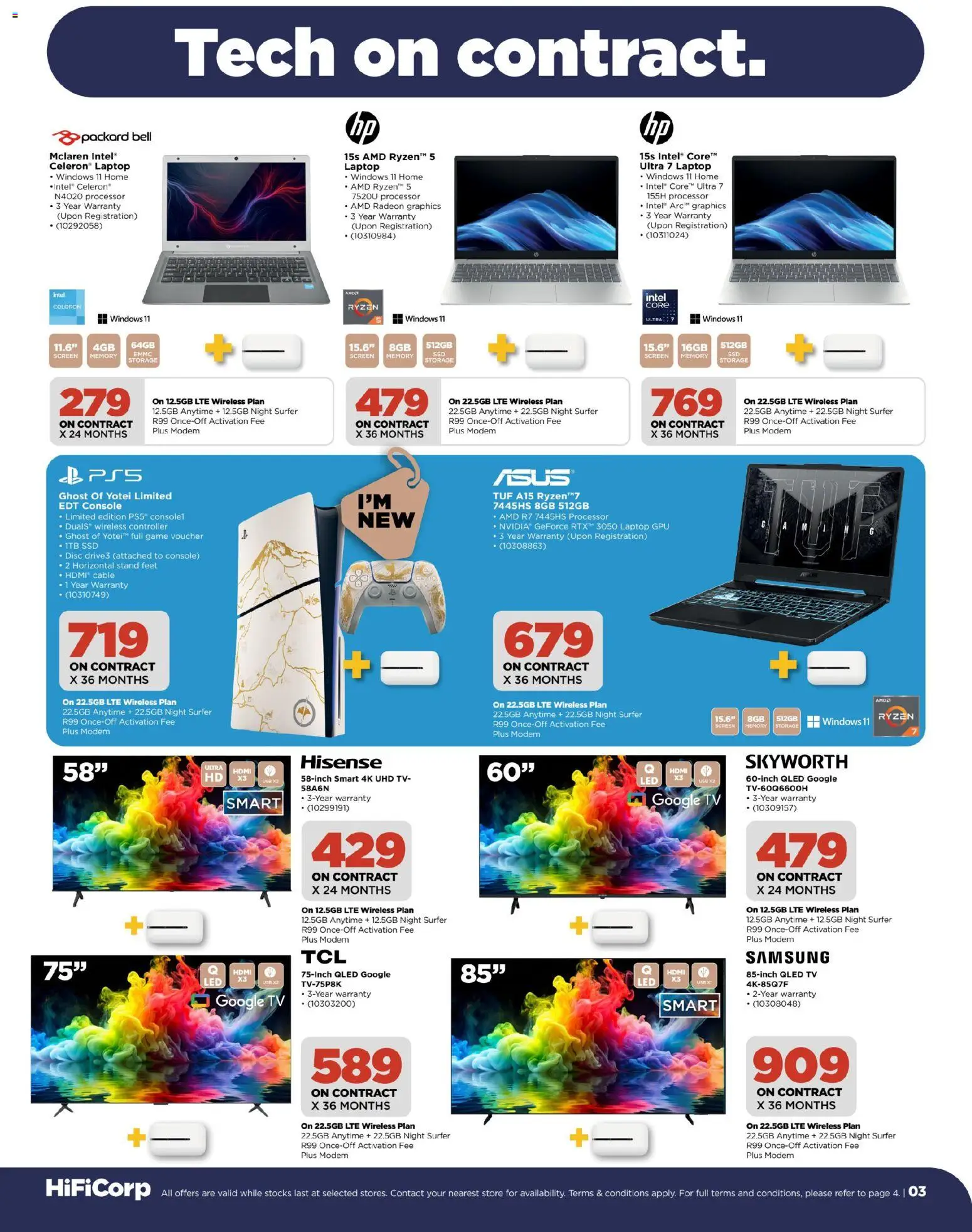 New HiFi Corp catalogue – valid from 01.12.2025 | Page: 3 | Products: Cable, USB, Laptop, TV